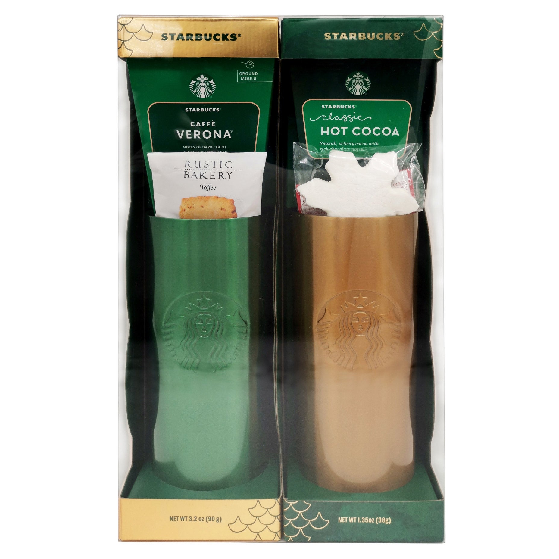 STARBUCKS TUMBLER GIFT SET 4.6 OZ (.287 LBS) - Image 1