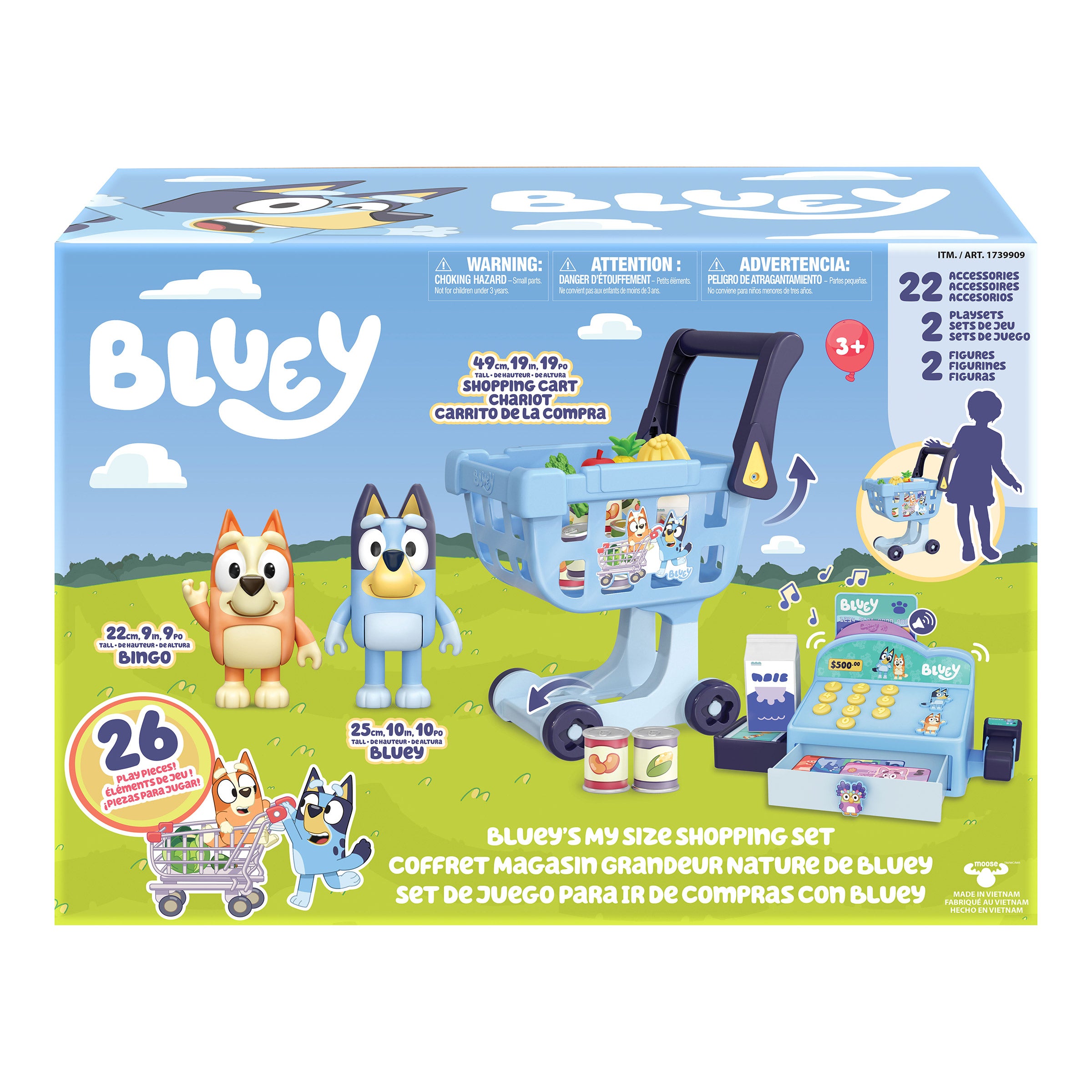 BLUEY'S MY SIZE SHOPPING SET - Image 1