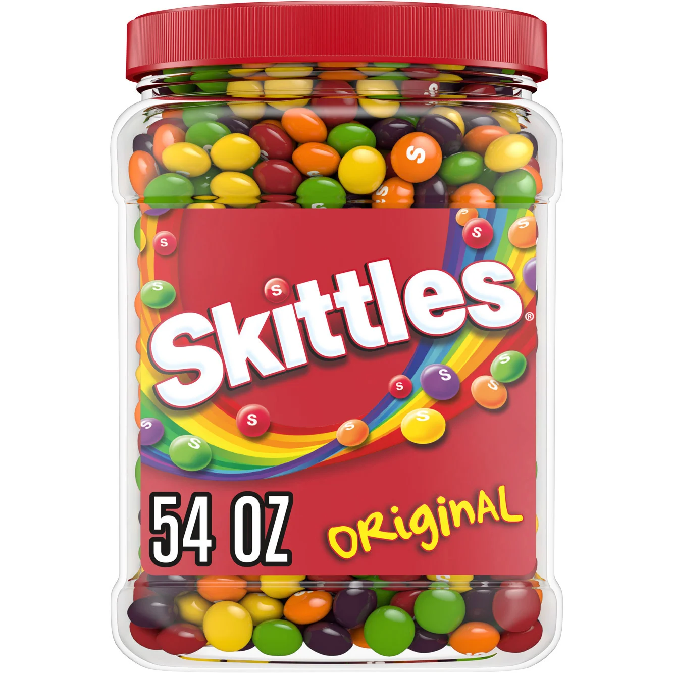 SKITTLES ORIGINAL 54 OZ JAR - Image 1