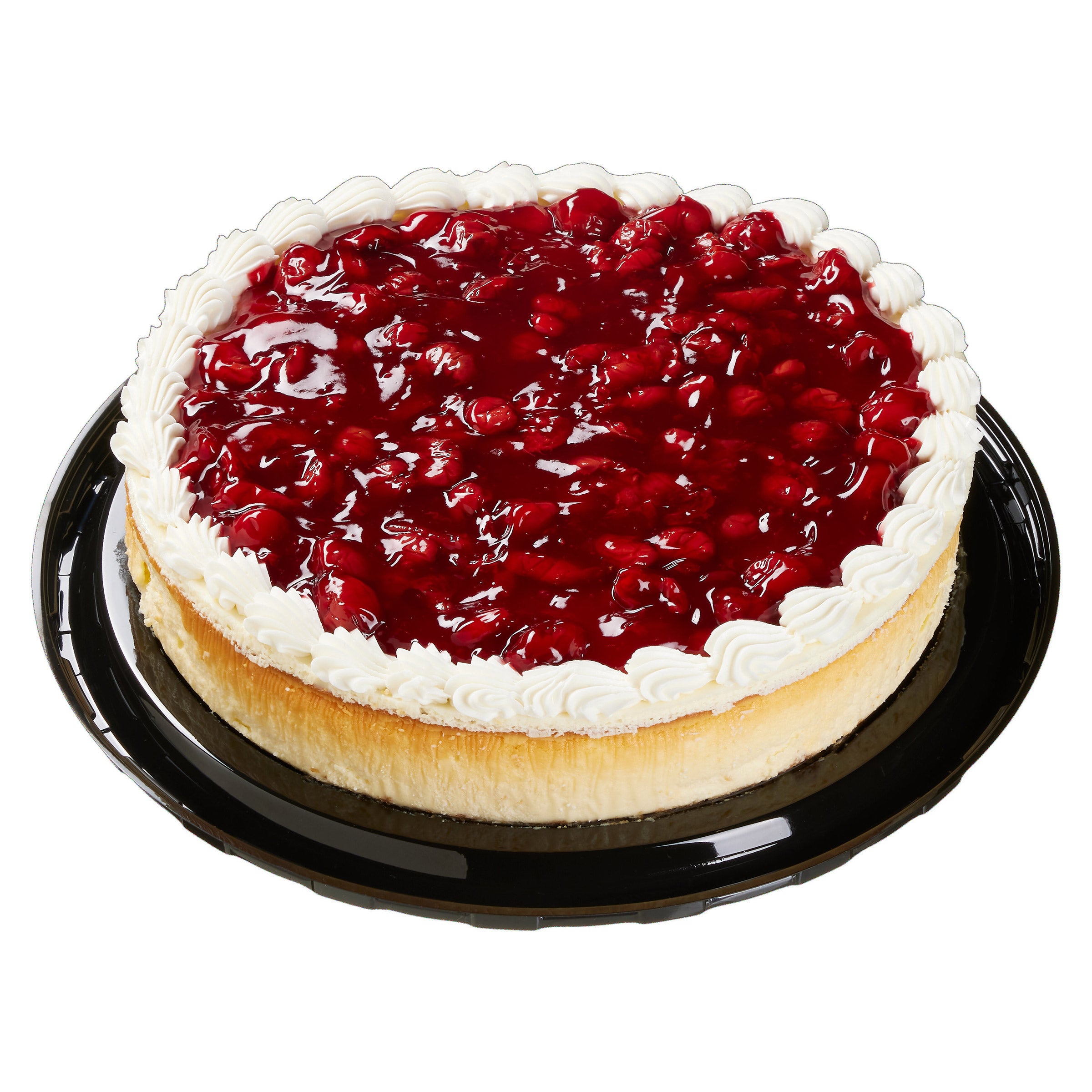 CHERRY TOPPED CHEESECAKE