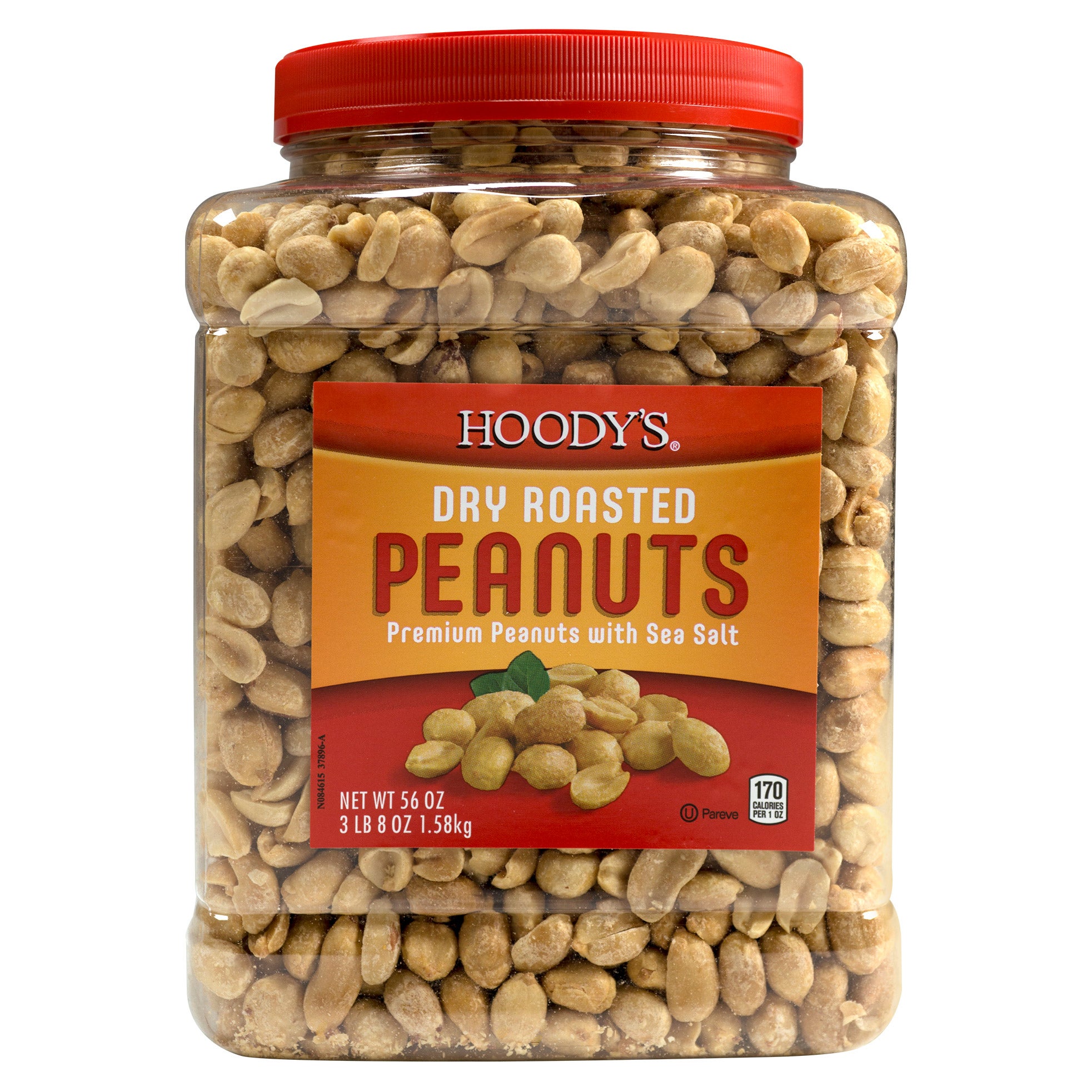 HOODY'S DRY ROASTED PEANUTS 56 OZ - Image 1