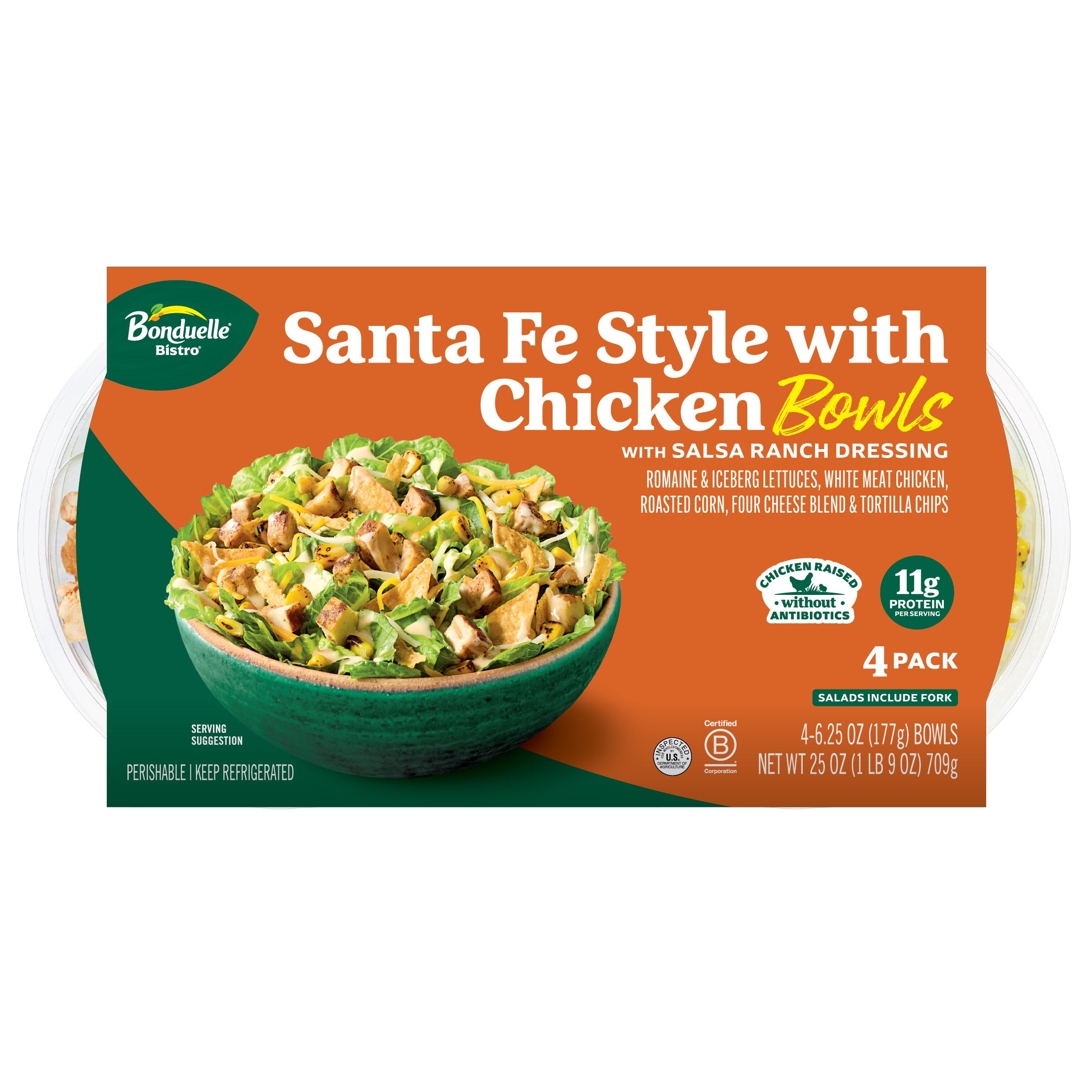 BONDUELLE ABF CHICKEN SANTA FE SALAD 4 - 6.25 OZ