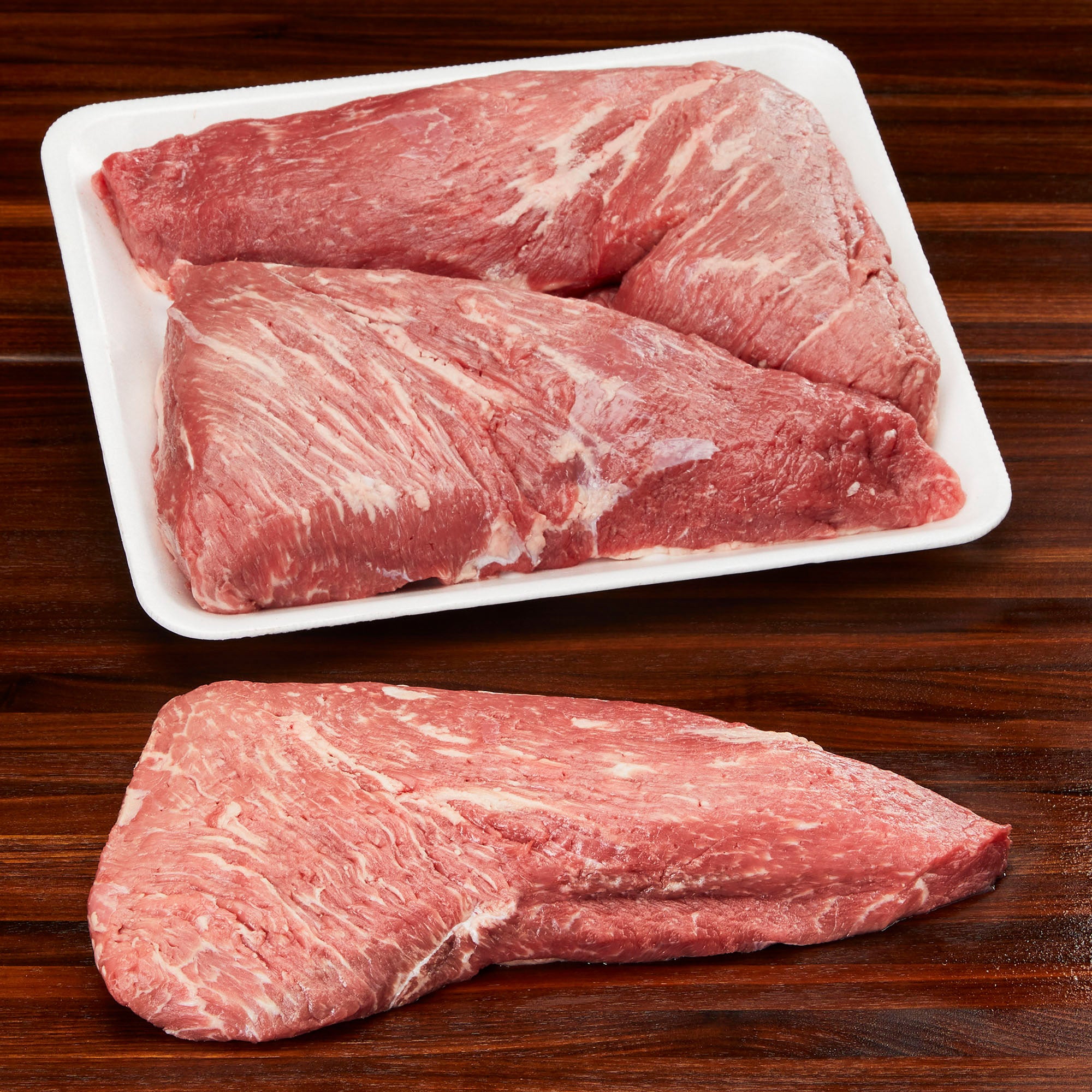 BEEF LOIN TRI TIP ROAST PER LB.