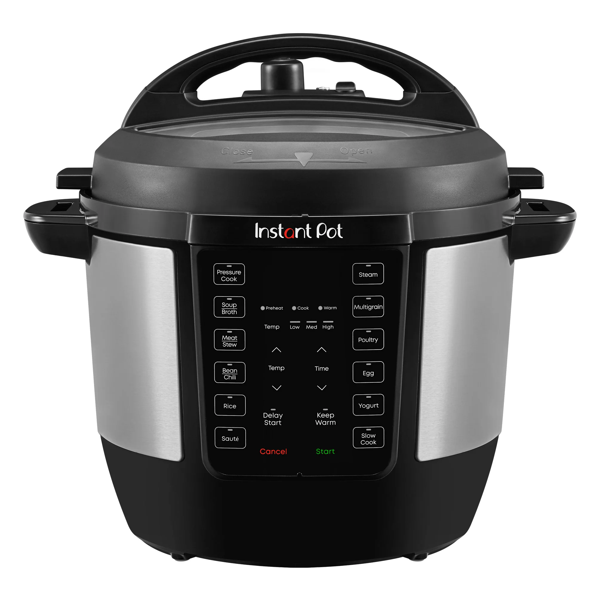 INSTANT POT 6 QT PRESSURE COOKER STAINLESS STEEL - Image 1