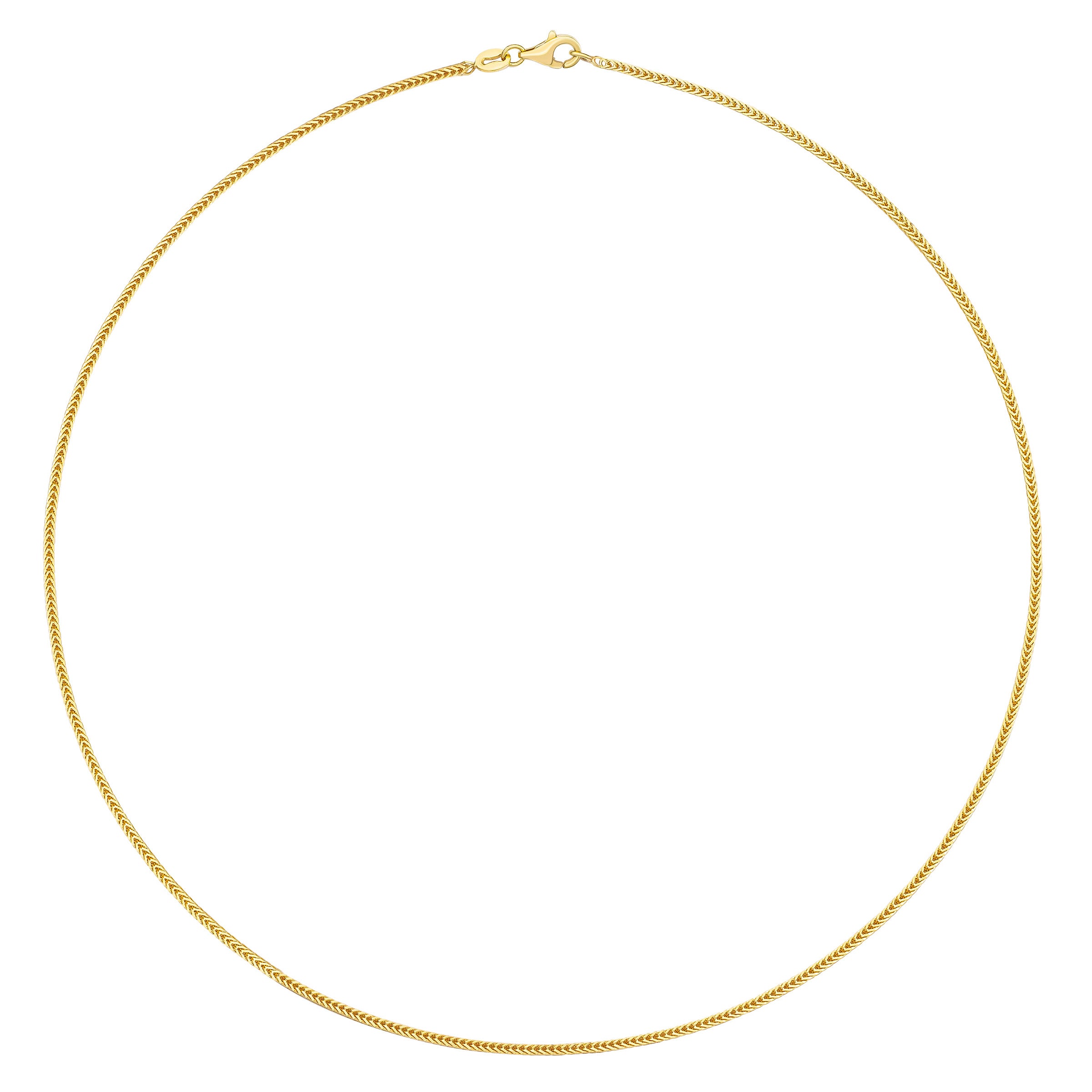 14KT YELLOW GOLD FOXTAIL CHAIN NECKLACE 18¨ - Image 1