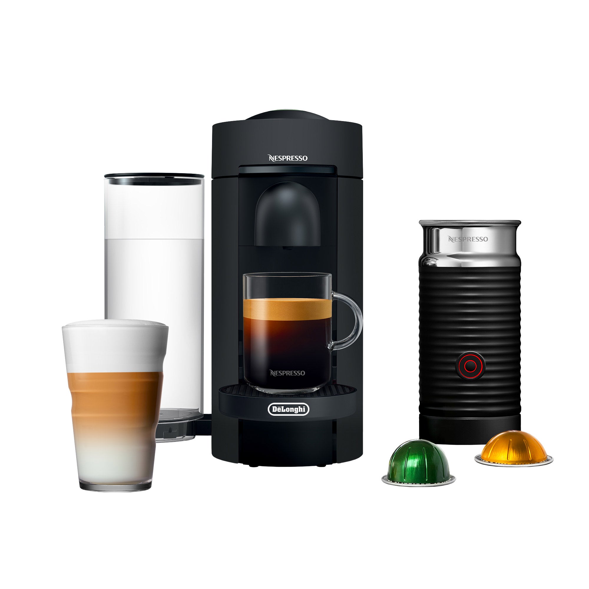 NESPRESSO VERTUO PLUS COFFEE AND ESPRESSO SINGLE SERVE BREWER^