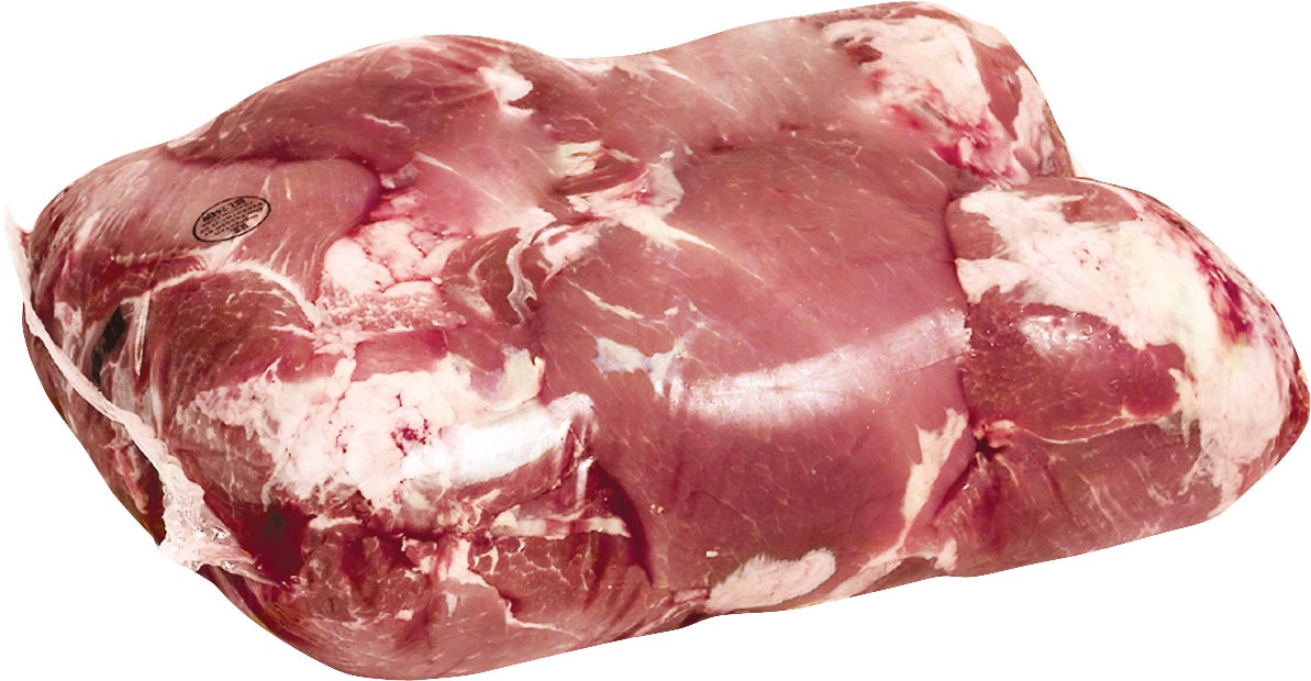 PORK CUSHION MEAT FULL CASE PER LB.