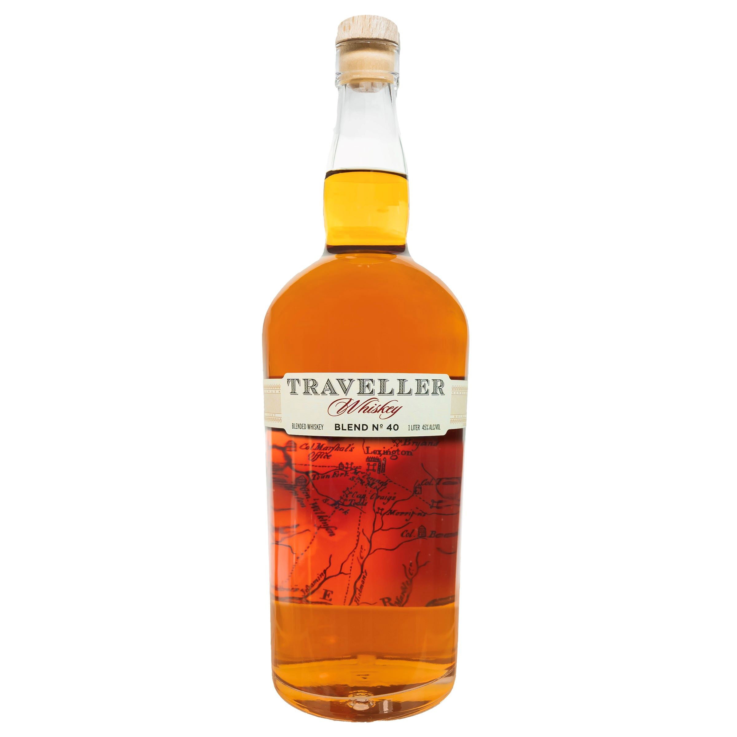 TRAVELLER BLENDED WHISKEY KENTUCKY 1 LITER
