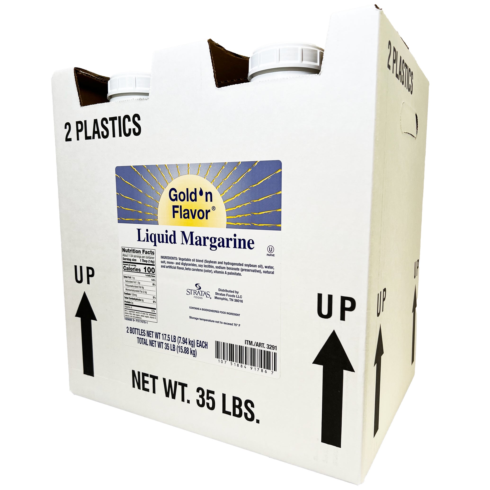 GOLD'N FLAVOR LIQUID MARGARINE 2/17.5 LBS - Image 1