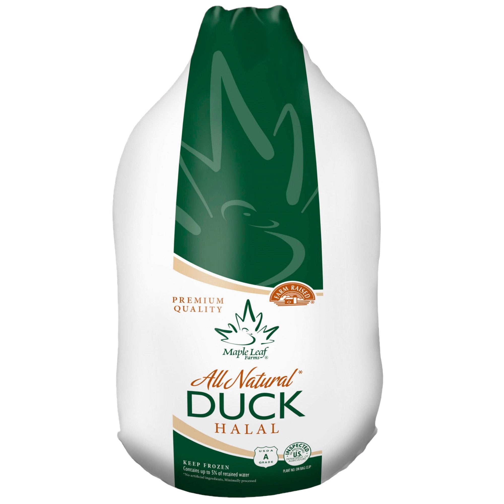 MAPLE LEAF FARMS WHOLE HALAL DUCK PRICE PER POUND