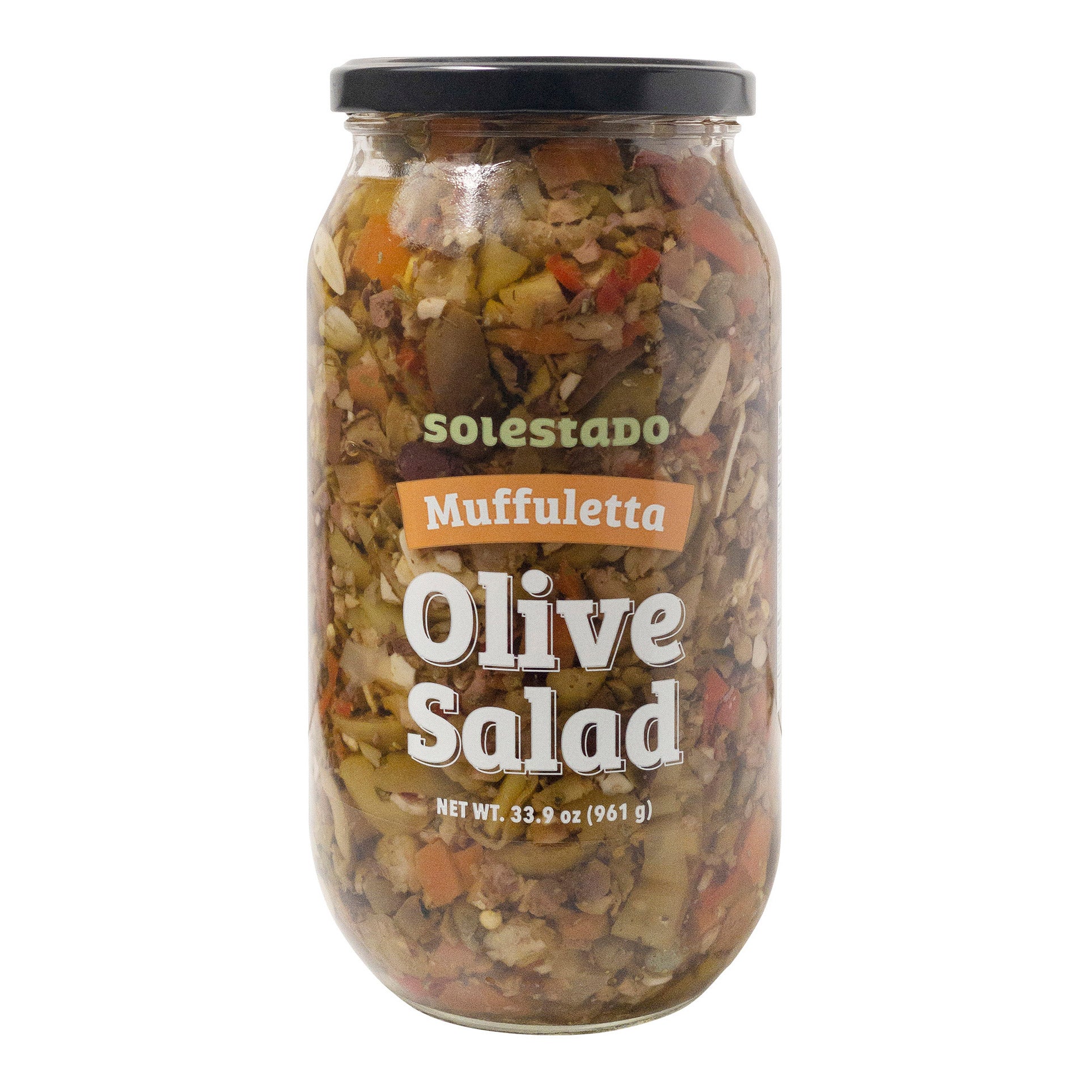 SOLESTADO MUFFULETTA OLIVE SALAD 33.9 OZ (2.12 LBS)