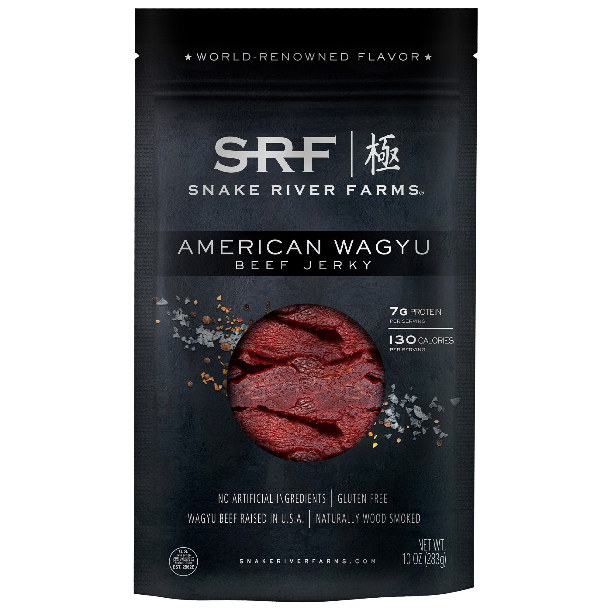SNAKE RIVER FARMS WAGYU BEEF JERKY 10 OZ (0.625 LB)