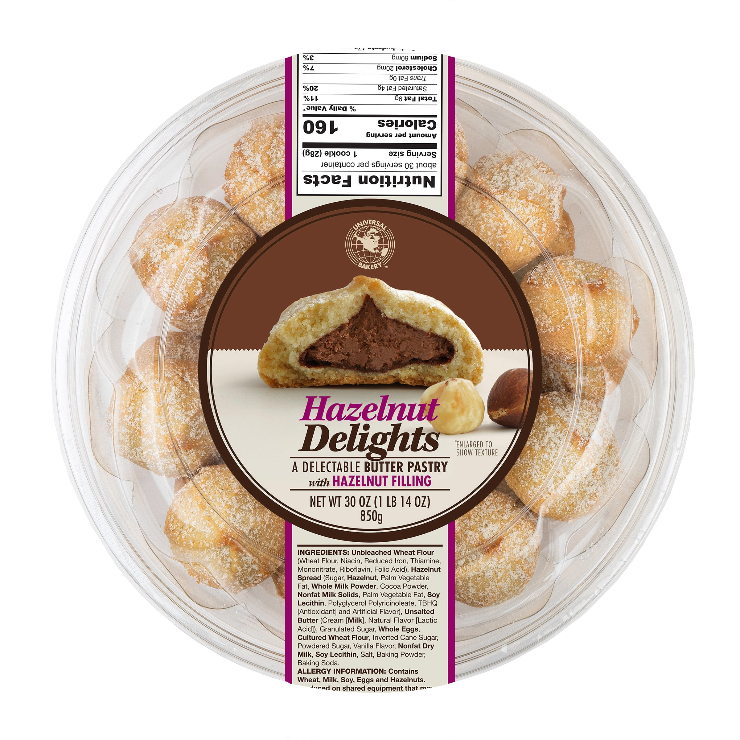 BEST EXPRESS HAZELNUT DELIGHTS 30 OZ (1.87 LBS) - Image 1