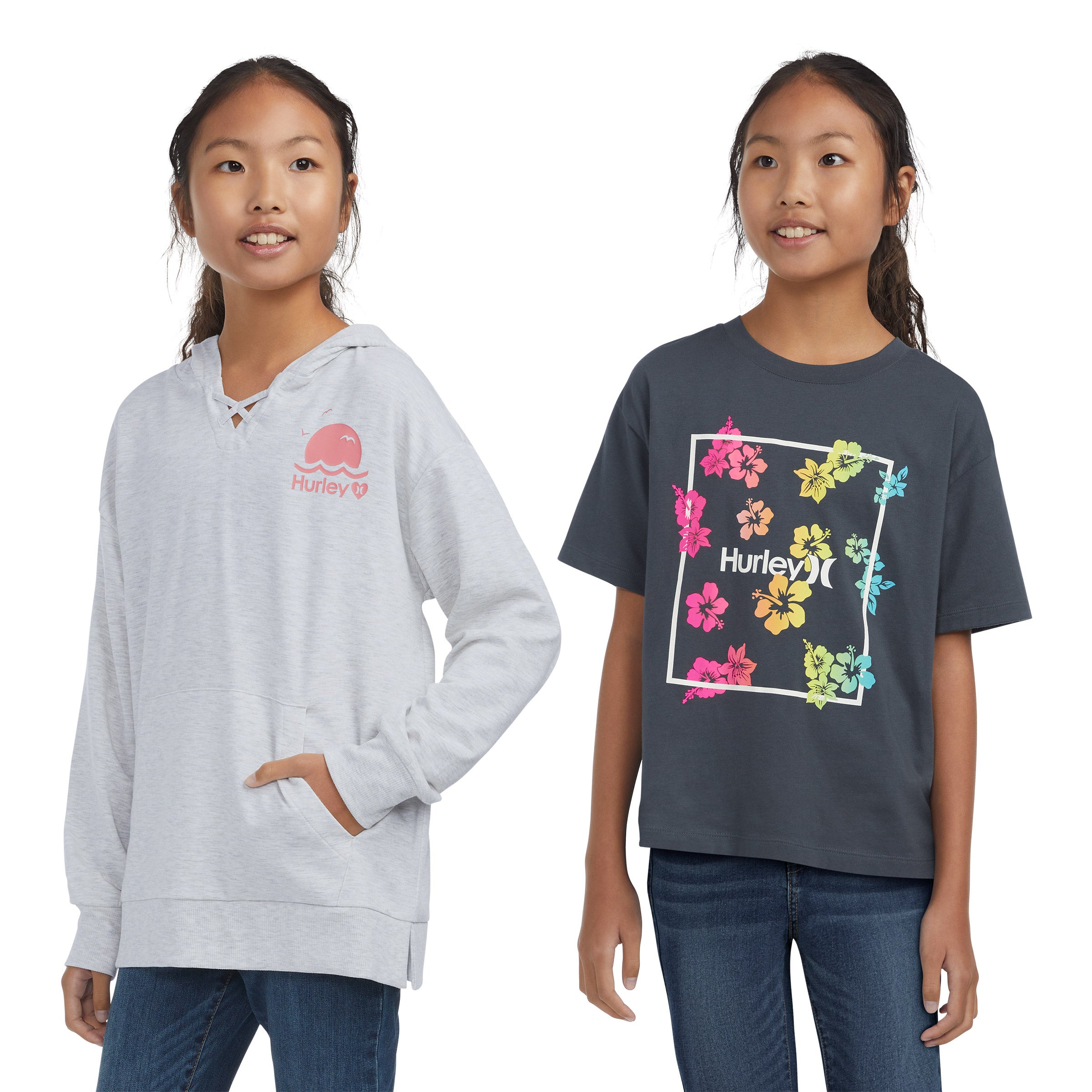 HURLEY YOUTH HOODIE AND TEE