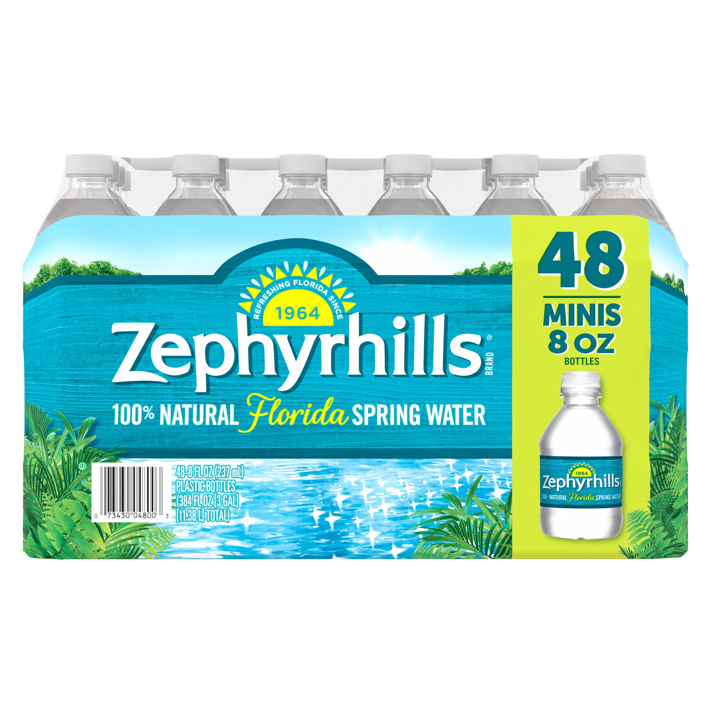 ZEPHYRHILLS SPRING WATER 48/8OZ