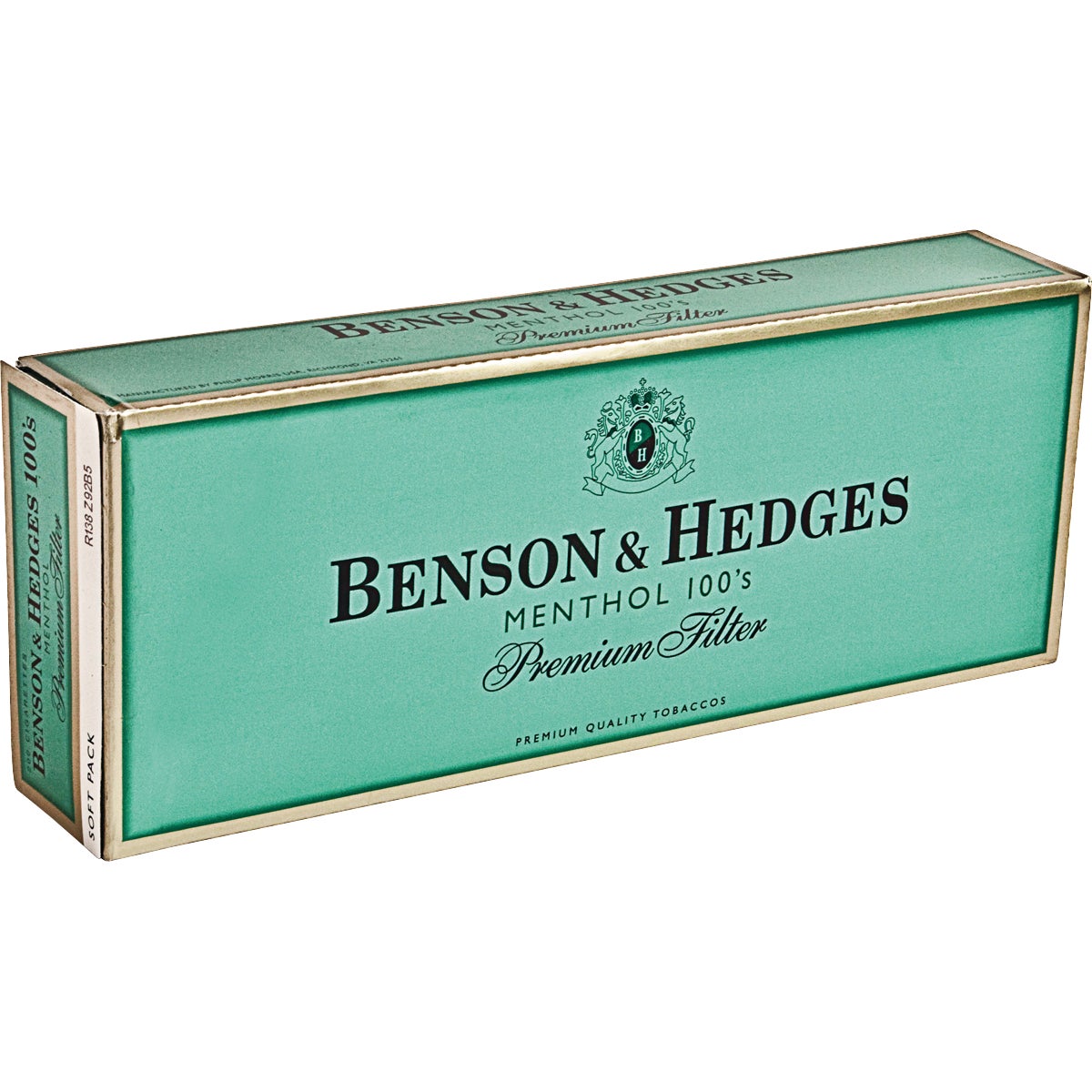 BENSON & HEDGES 100'S MENTHOL FILTER SOFT PK