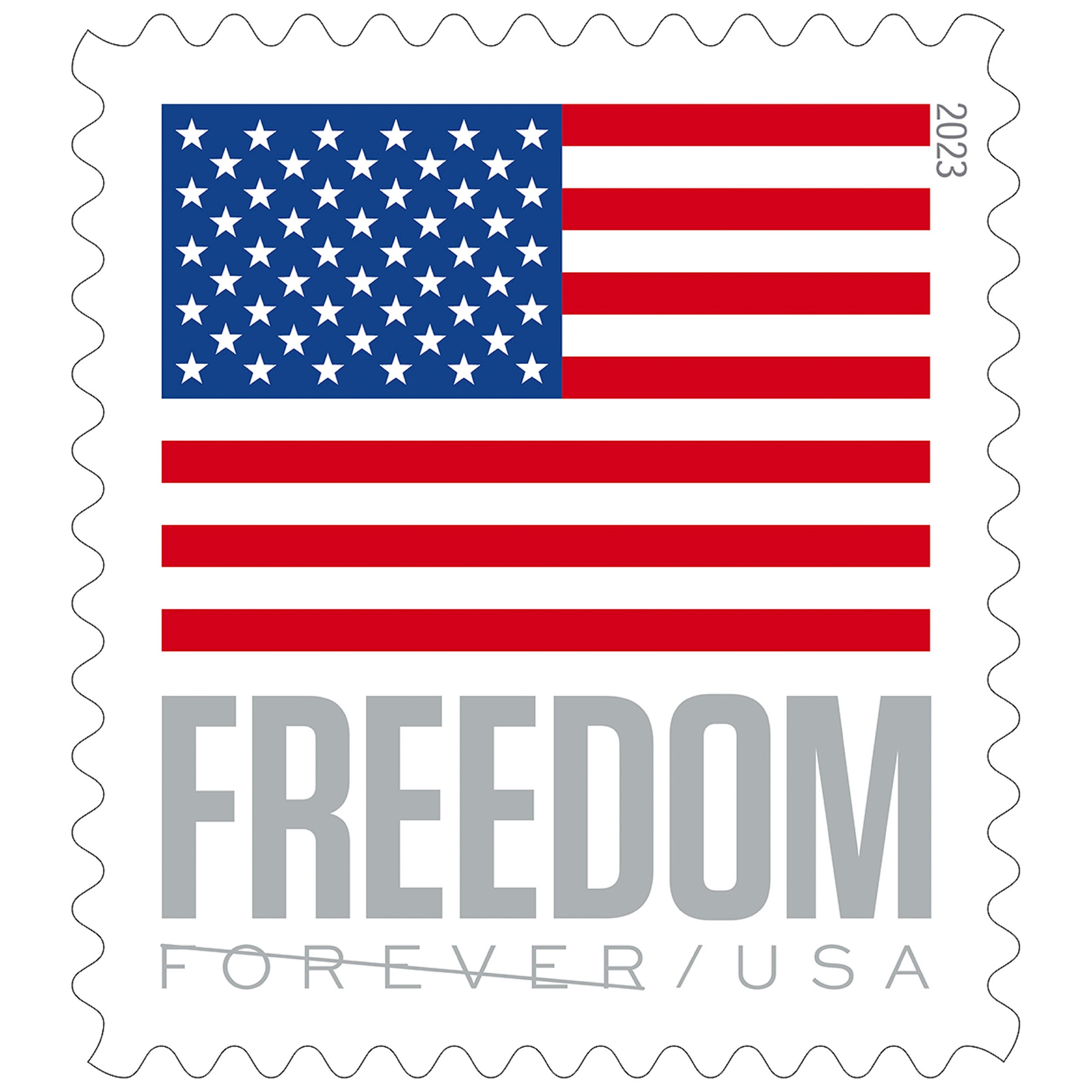 USPS FOREVER STAMP FLAG EDITION 5 BOOKS OF 20 STAMPS