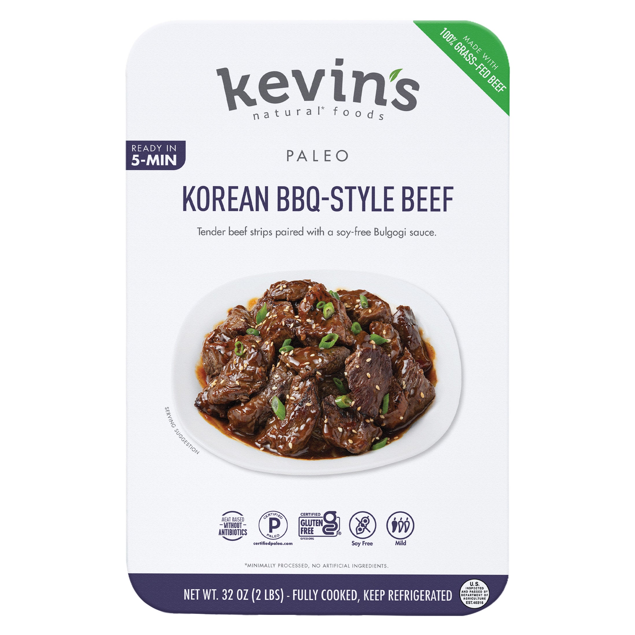 KEVIN'S KOREAN BBQ STEAK TIPS 32 OZ