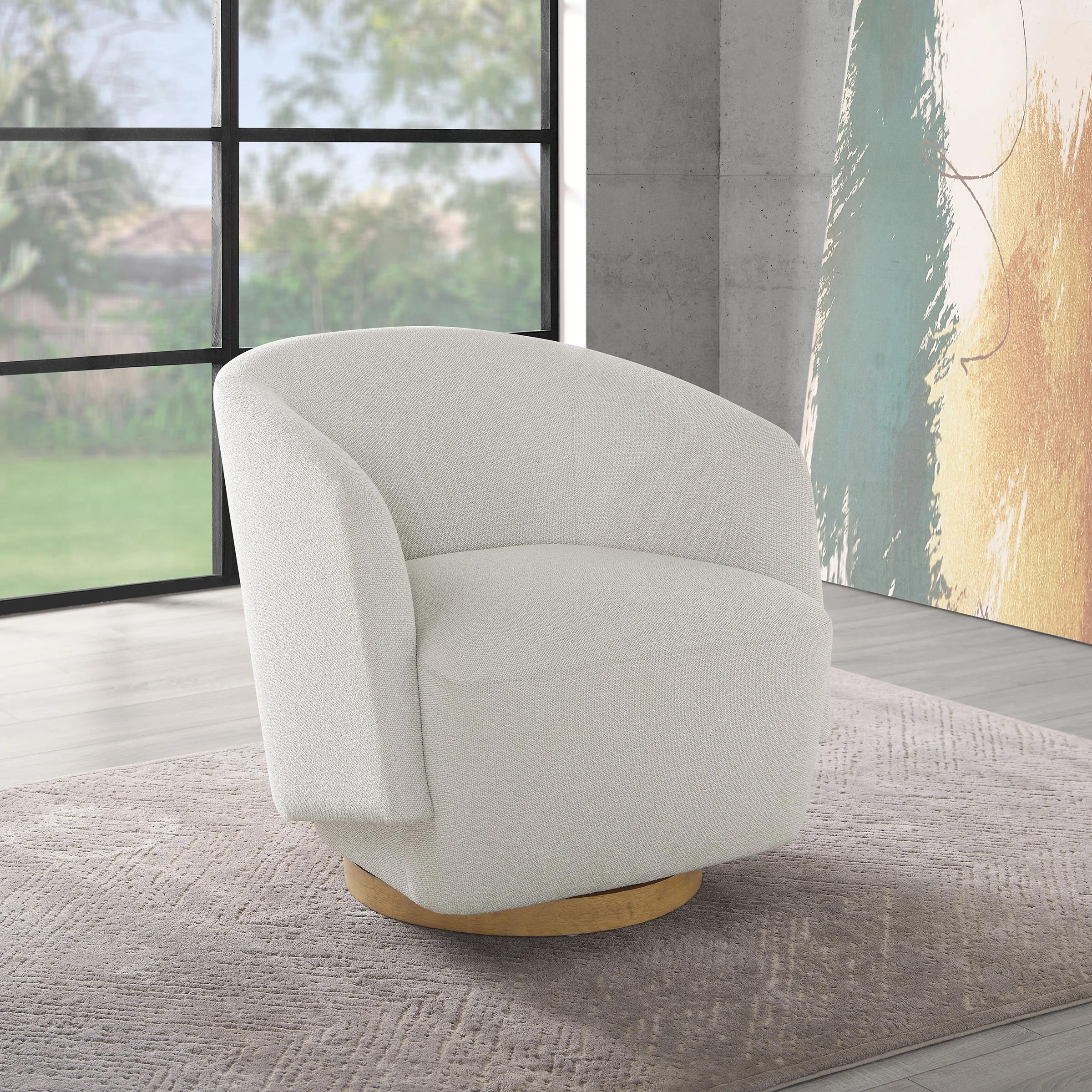 HENREDON MURPHY SWIVEL CHAIR