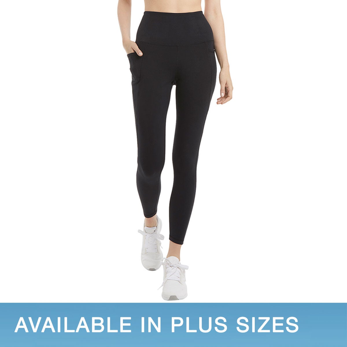 DANSKIN LADIES 7/8 BRUSHED LEGGING - Image 1