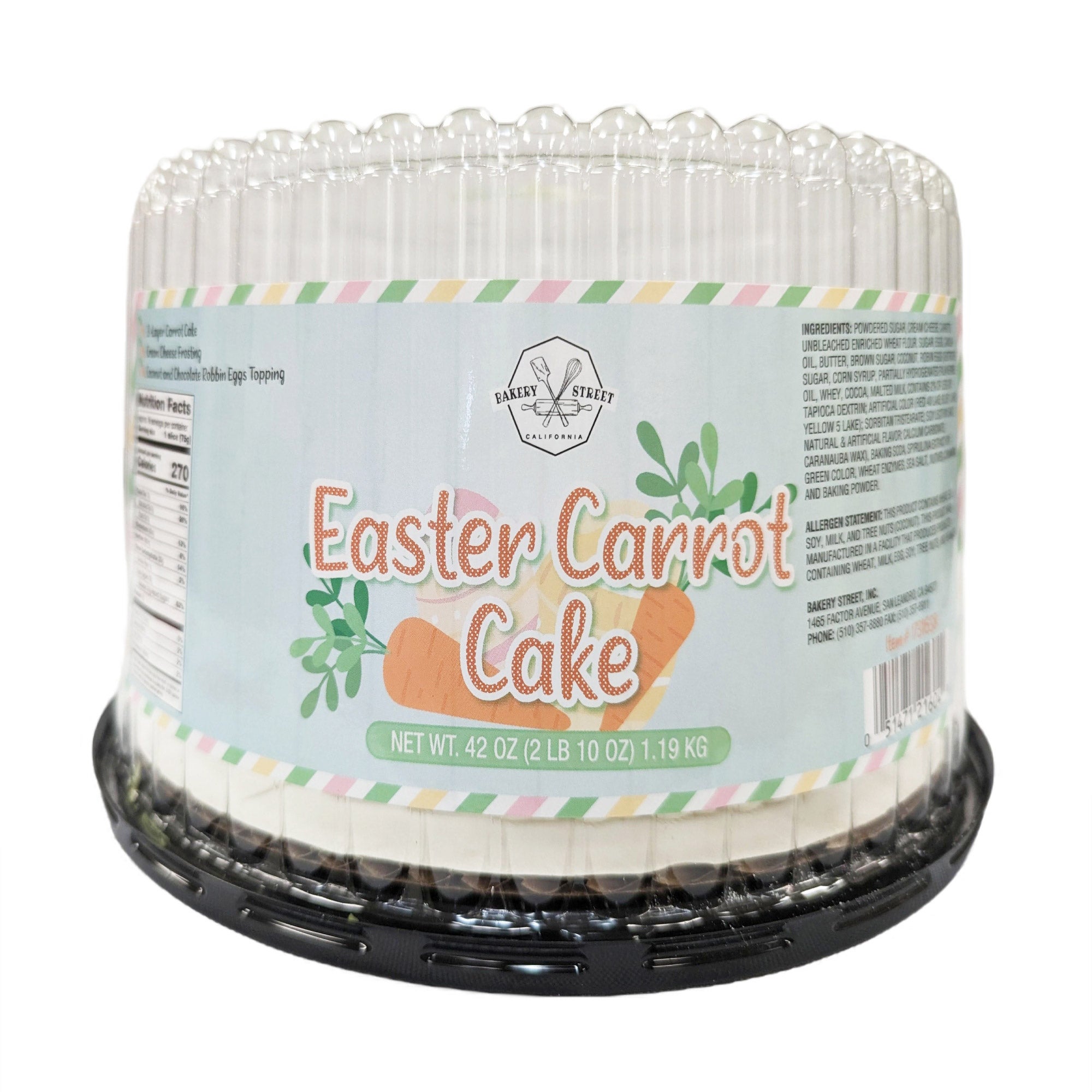 BAKERY STREET EASTER CARROT CAKE 42 OZ