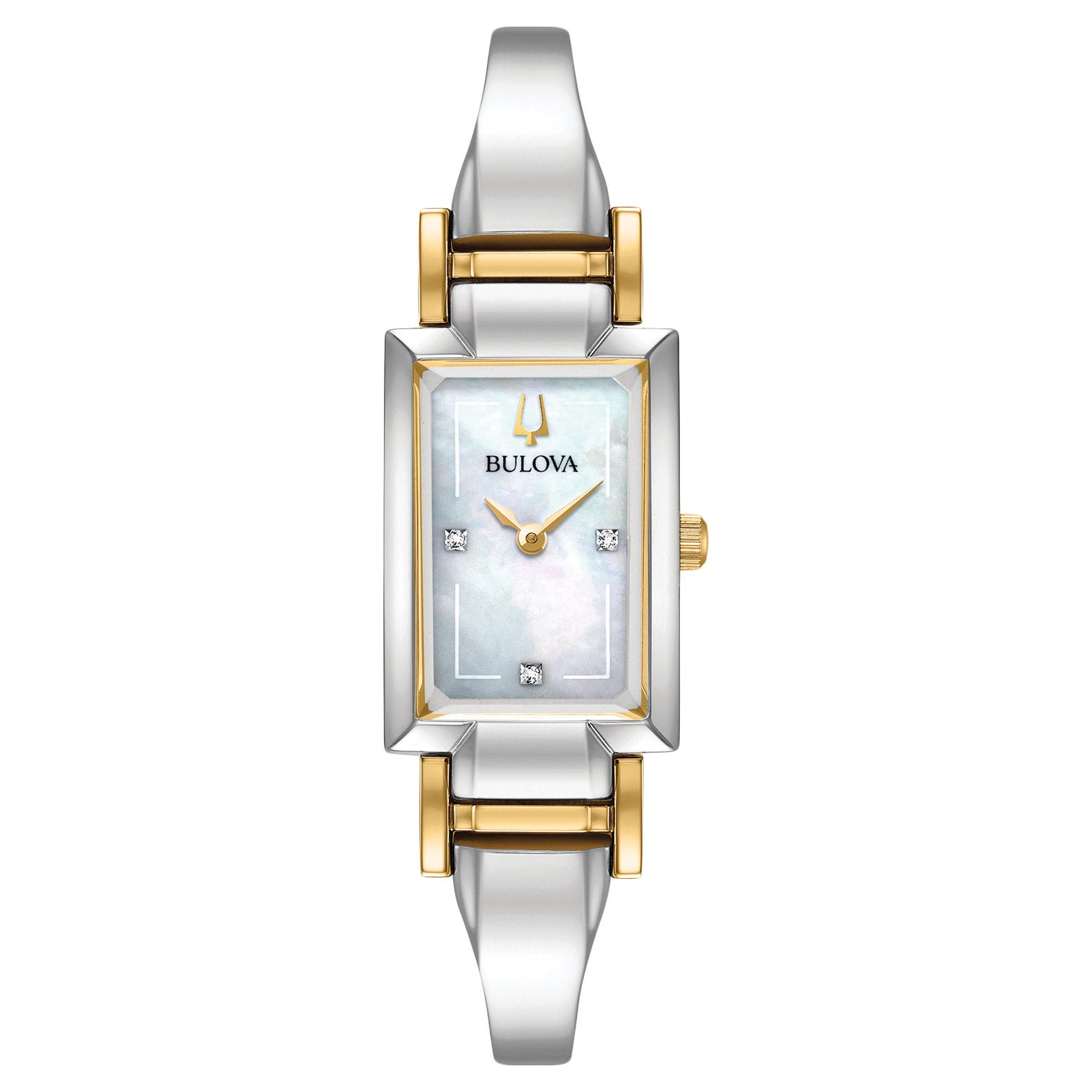 BULOVA TWO-TONE BANGLE WOMEN'S WATCH - Image 1
