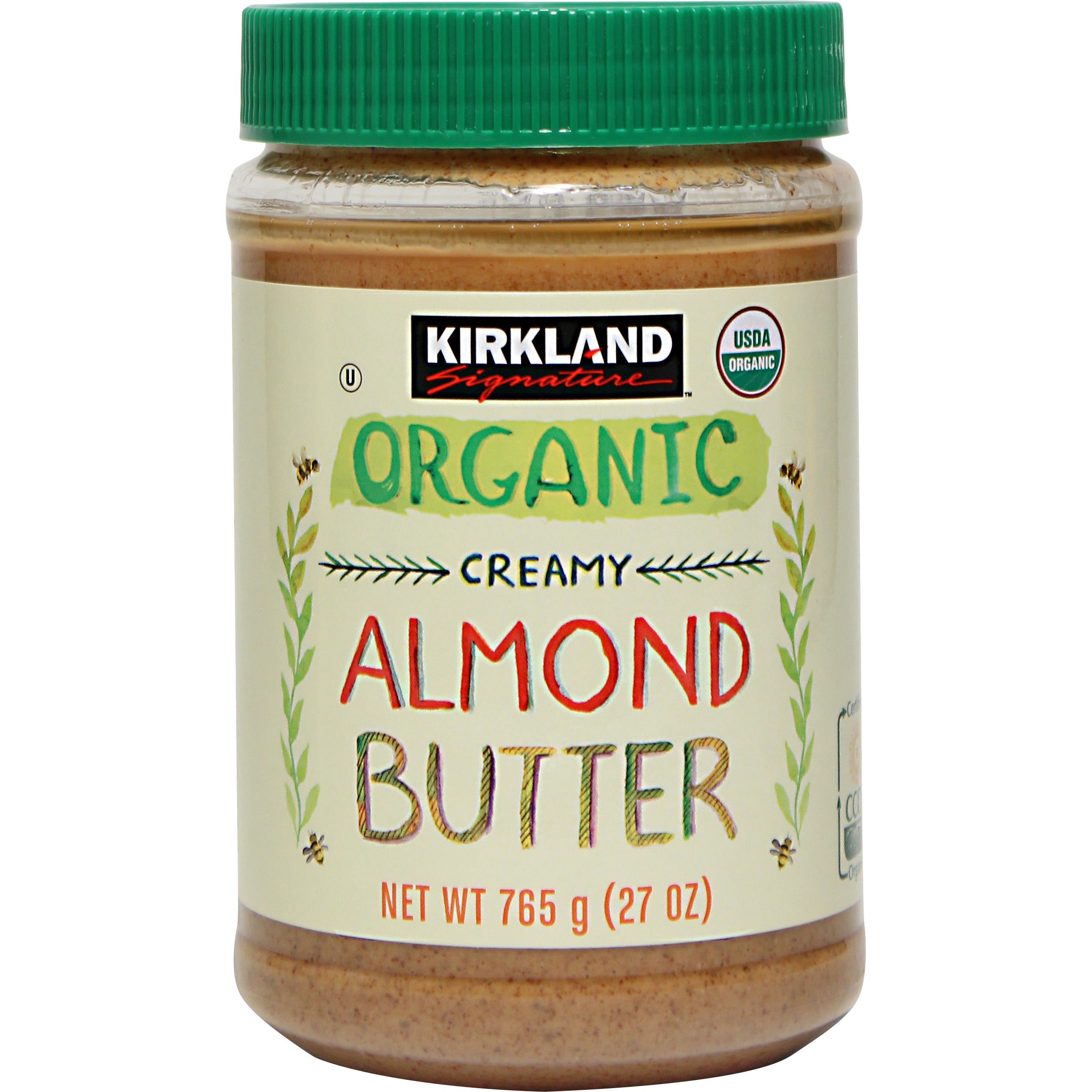 KIRKLAND SIGNATURE ORGANIC ALMOND BUTTER 27 OZ - Image 1