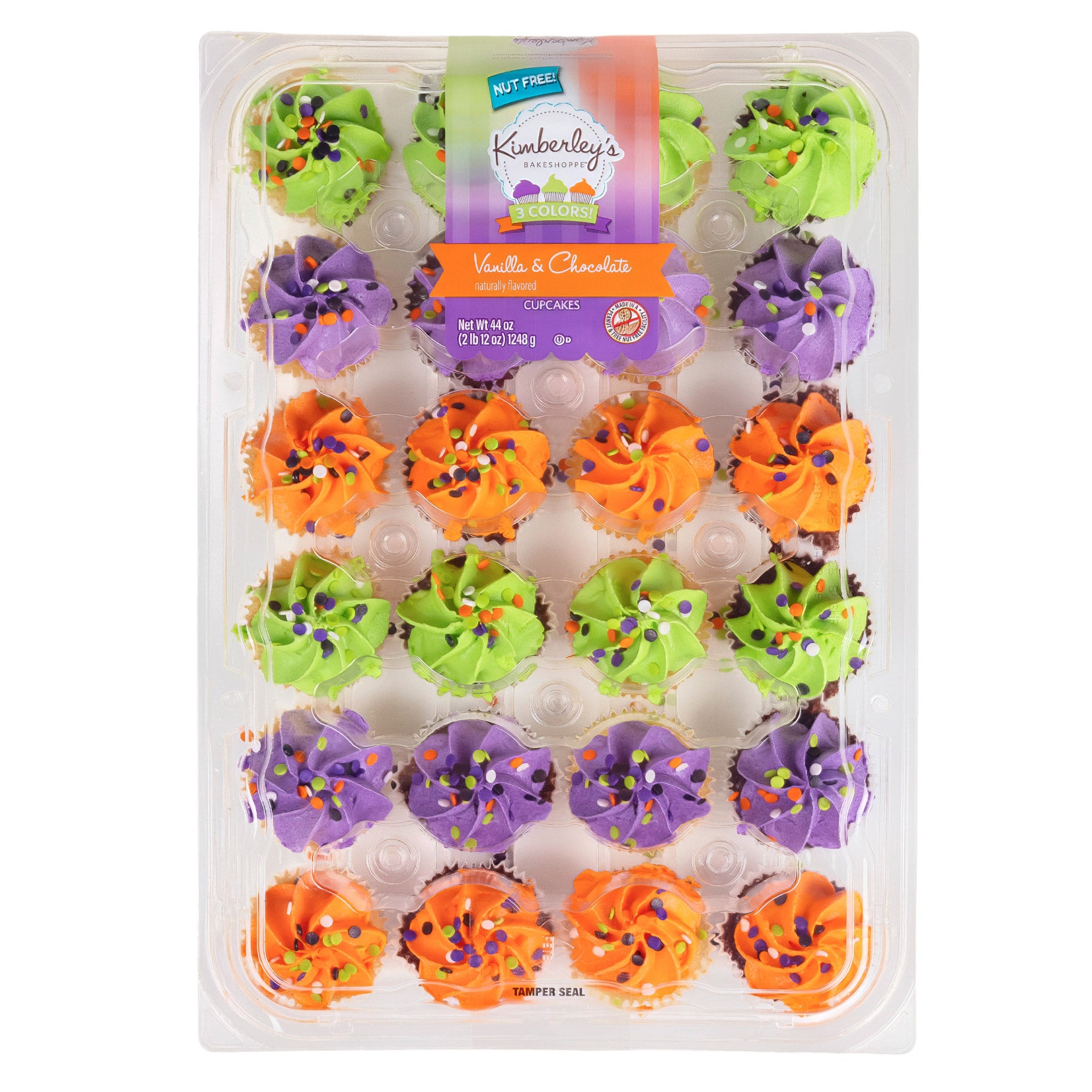 KIMBERLY'S CUPCAKES VANILLA & CHOCOLATE 24 PACK 44.1 OUNCES