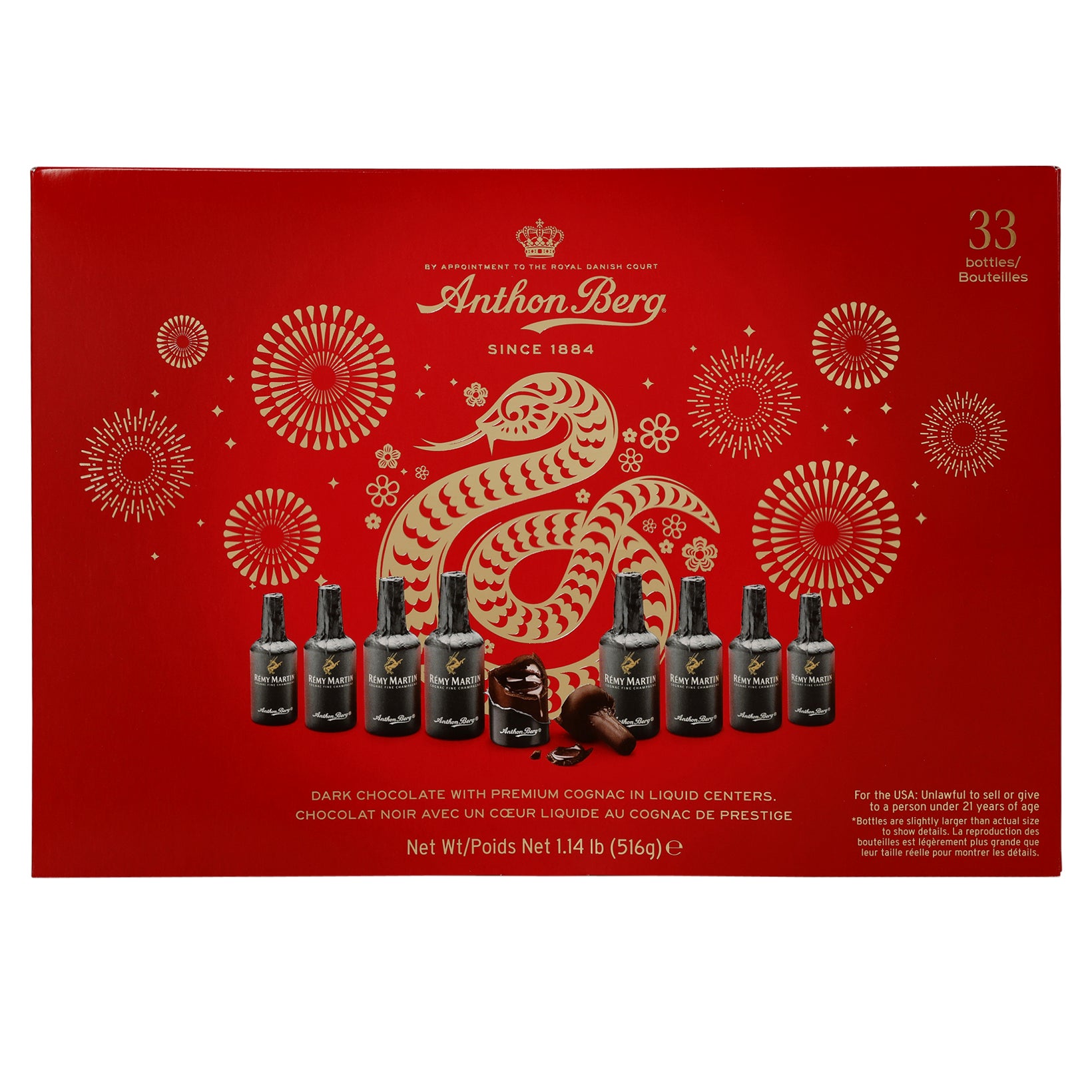 ANTHON BERG CHOCOLATES YEAR OF THE DRAGON BOX 17.6 OZ (1.1 LBS) - Image 1