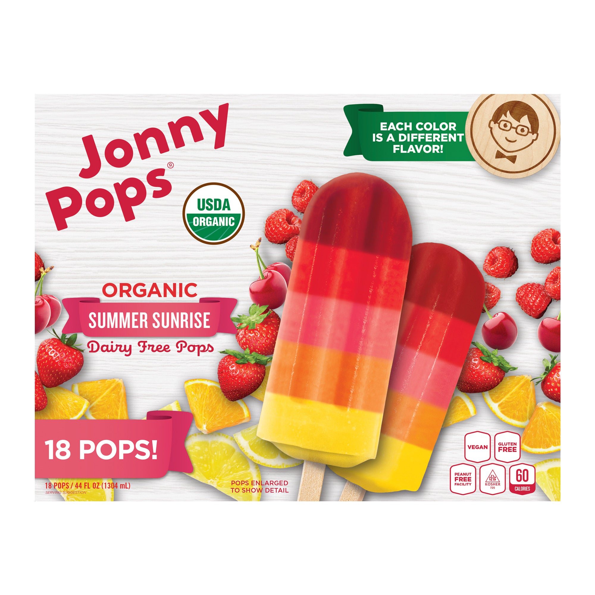 JONNY POPS SUNRISE BAR 18 CT