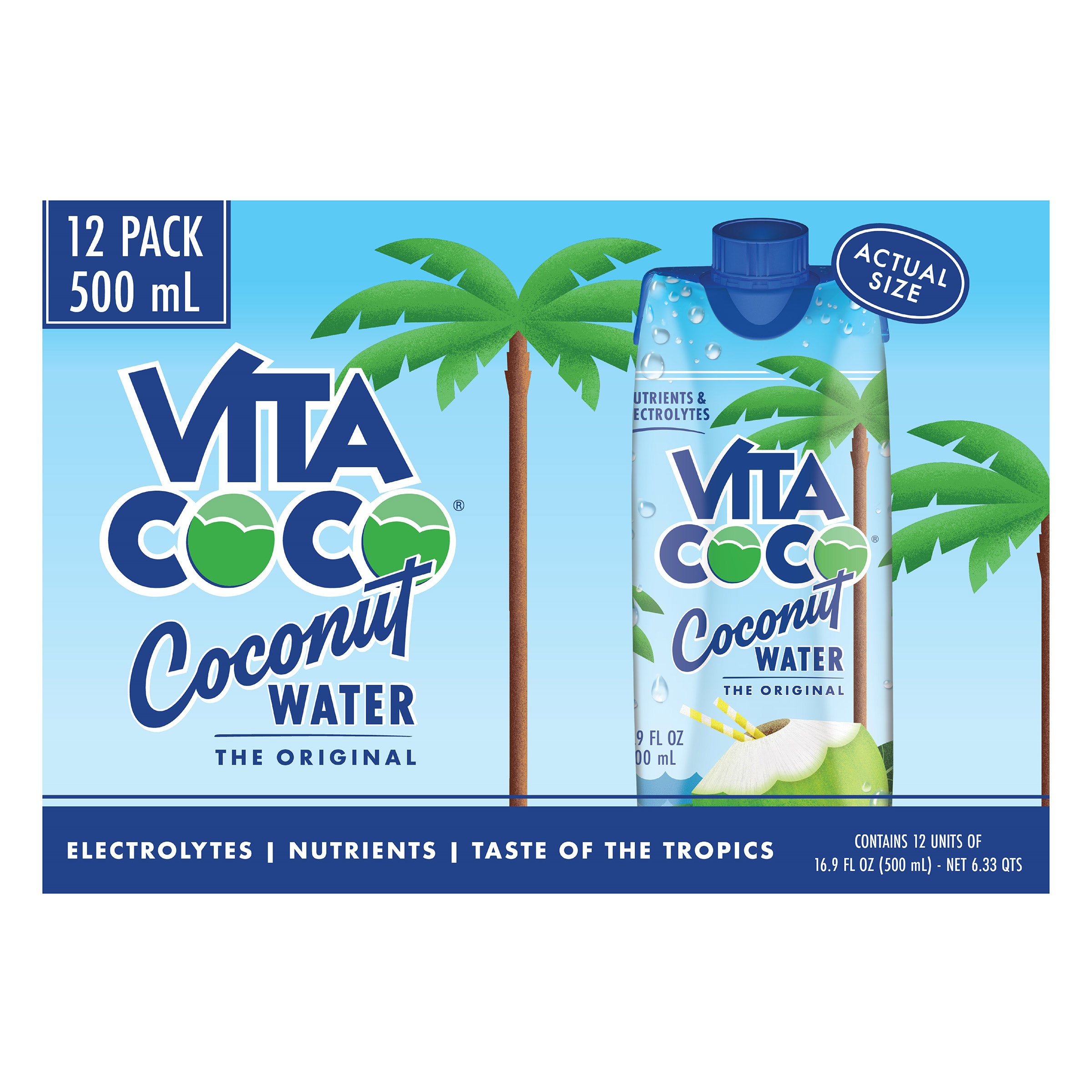 VITA COCO COCONUT WATER 12/16.9 OZ