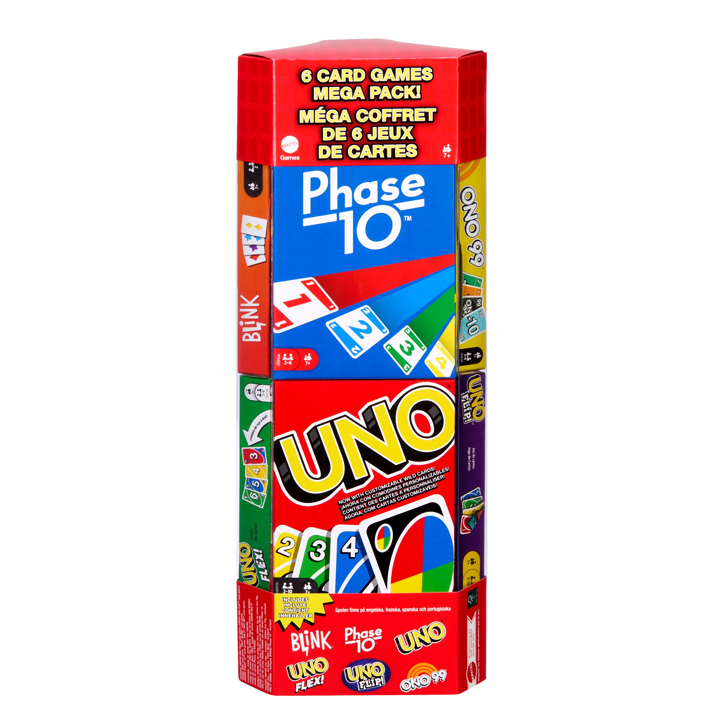 MATTEL CLASSIC CARD GAMES 6-PACK BUNDLE