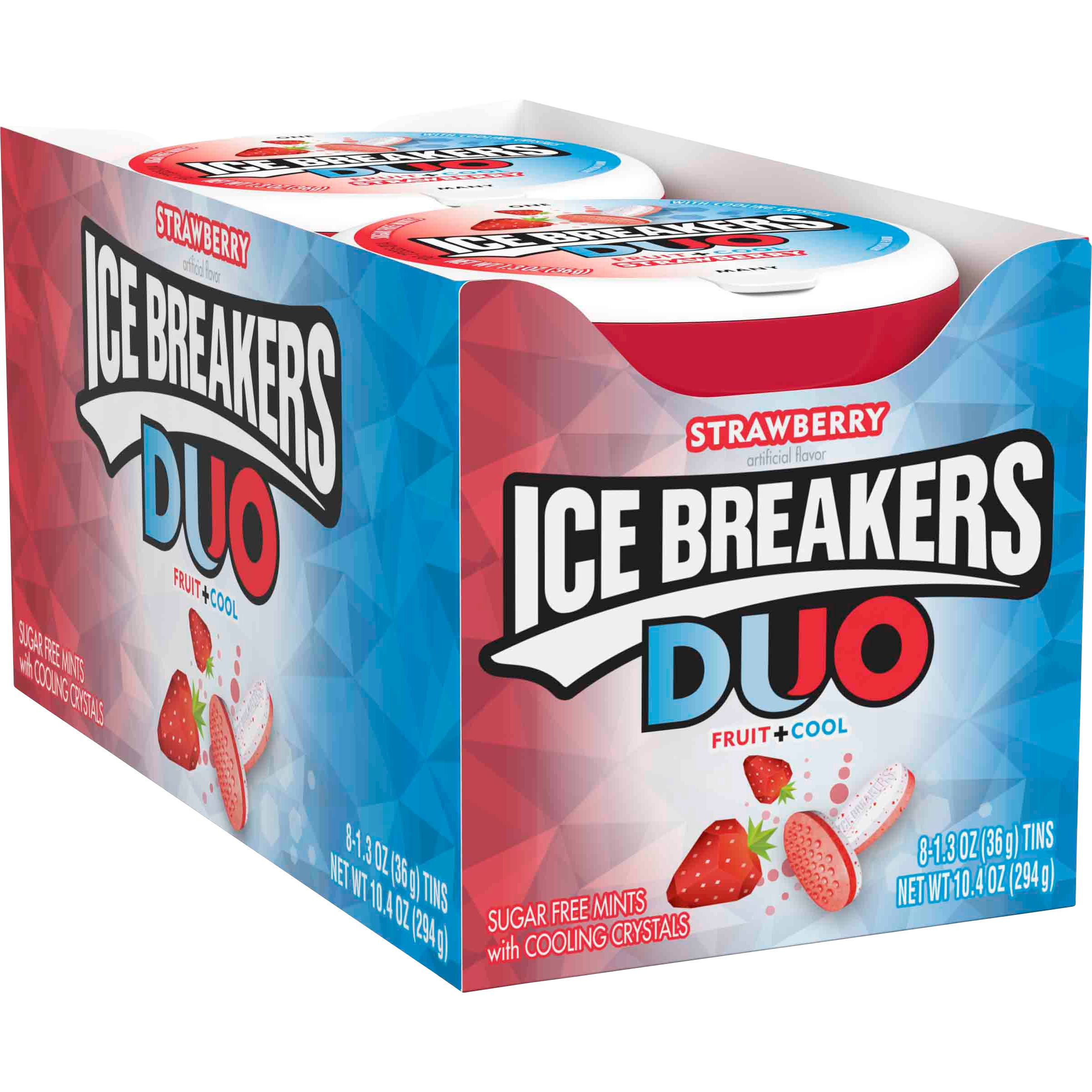 ICE BREAKERS DUO STRAWBERRY MINTS 8CT / 3 OZ - Image 1