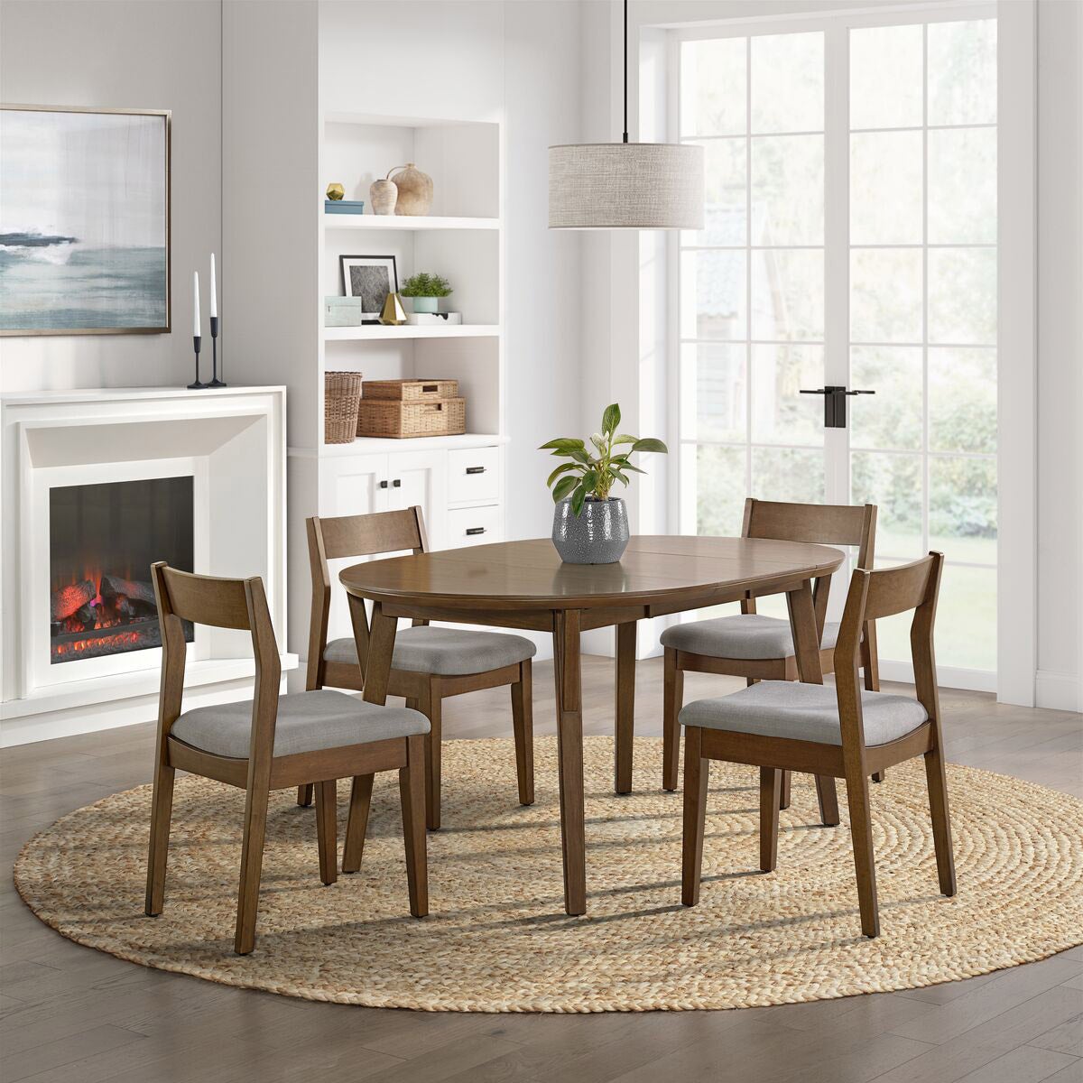 BAYSIDE FURNISHINGS RAYVEN 5-PIECE DINING SET
