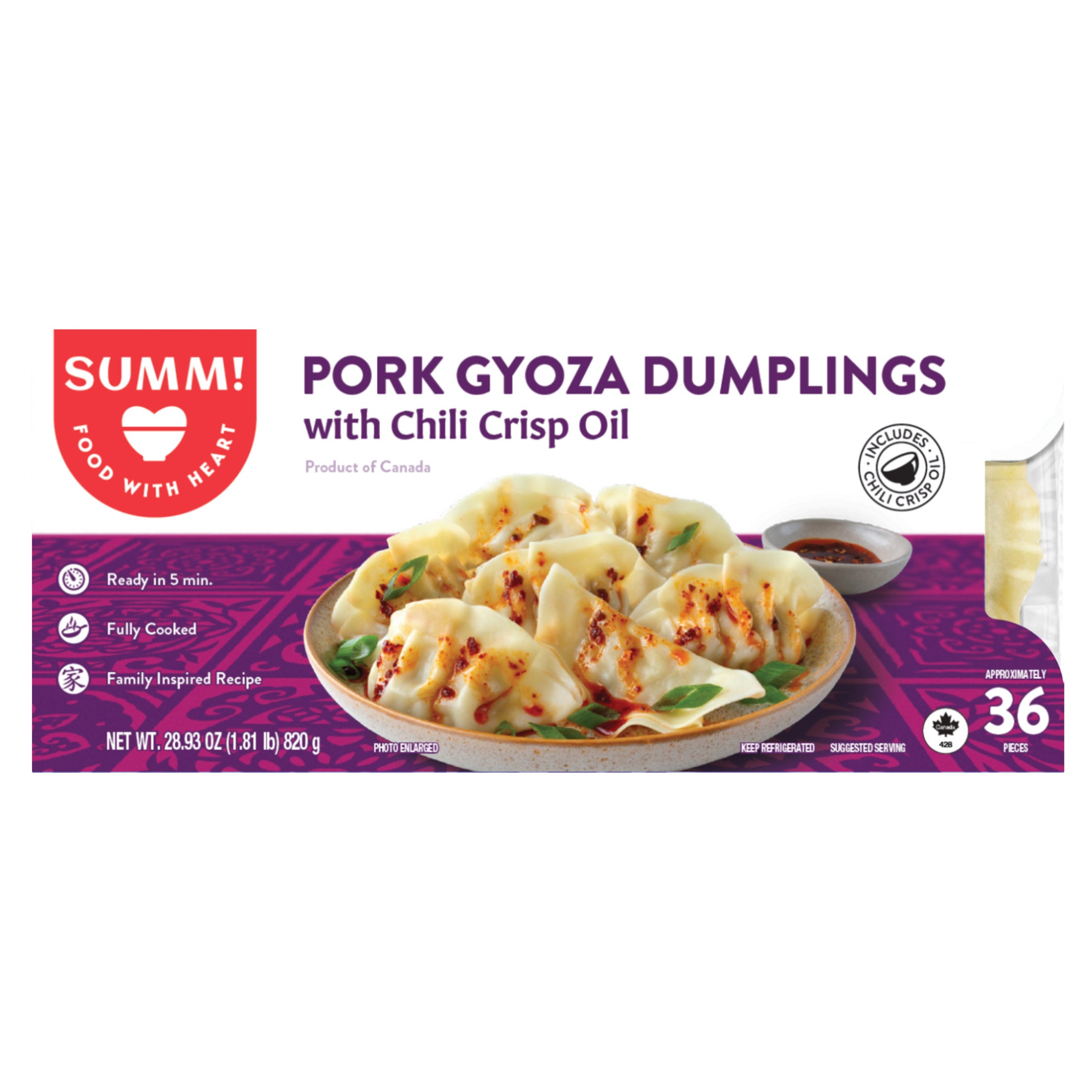 SUMM! PORK GYOZA DUMPLINGS 31.75 OZ