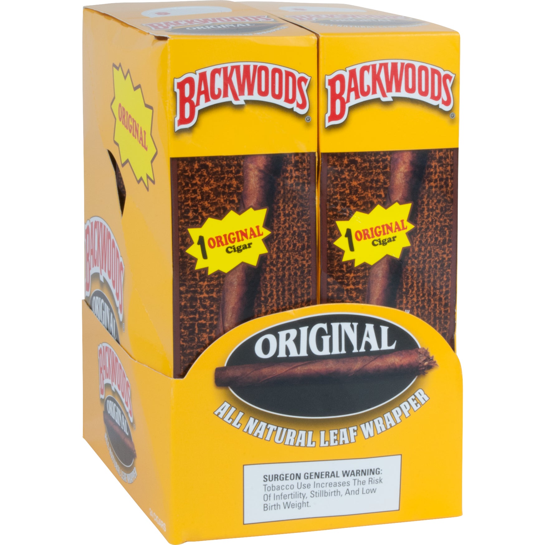 BACKWOODS ORIGNAL SINGLES 24 CT UPR