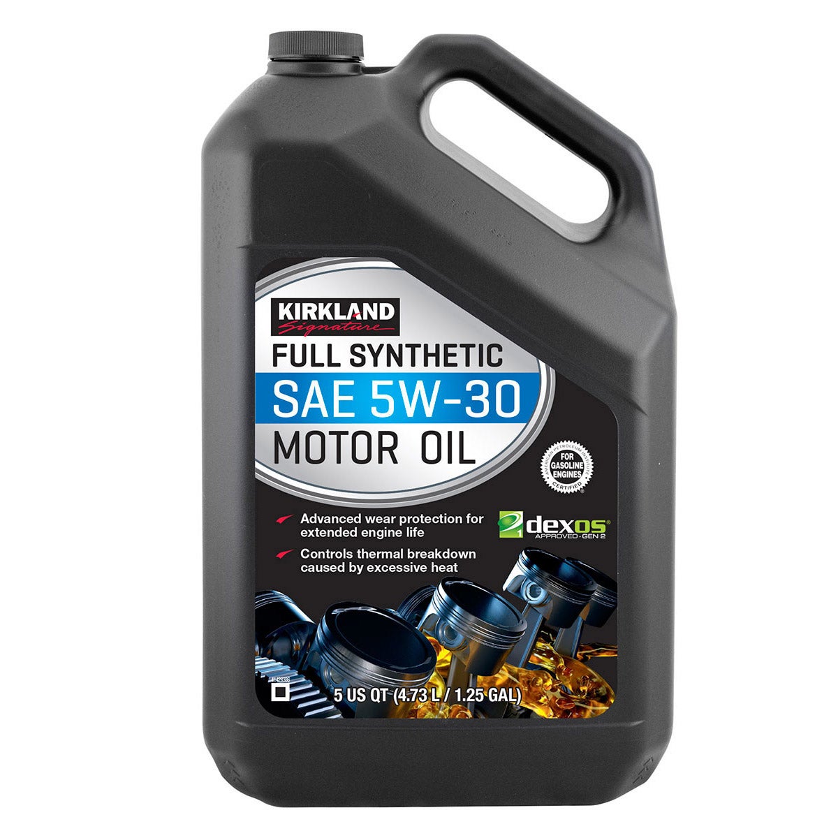 KIRKLAND SIGNATURE FULL SYNTHETIC 5W30 2-5QT(4.73L) BOTTLES - Image 1
