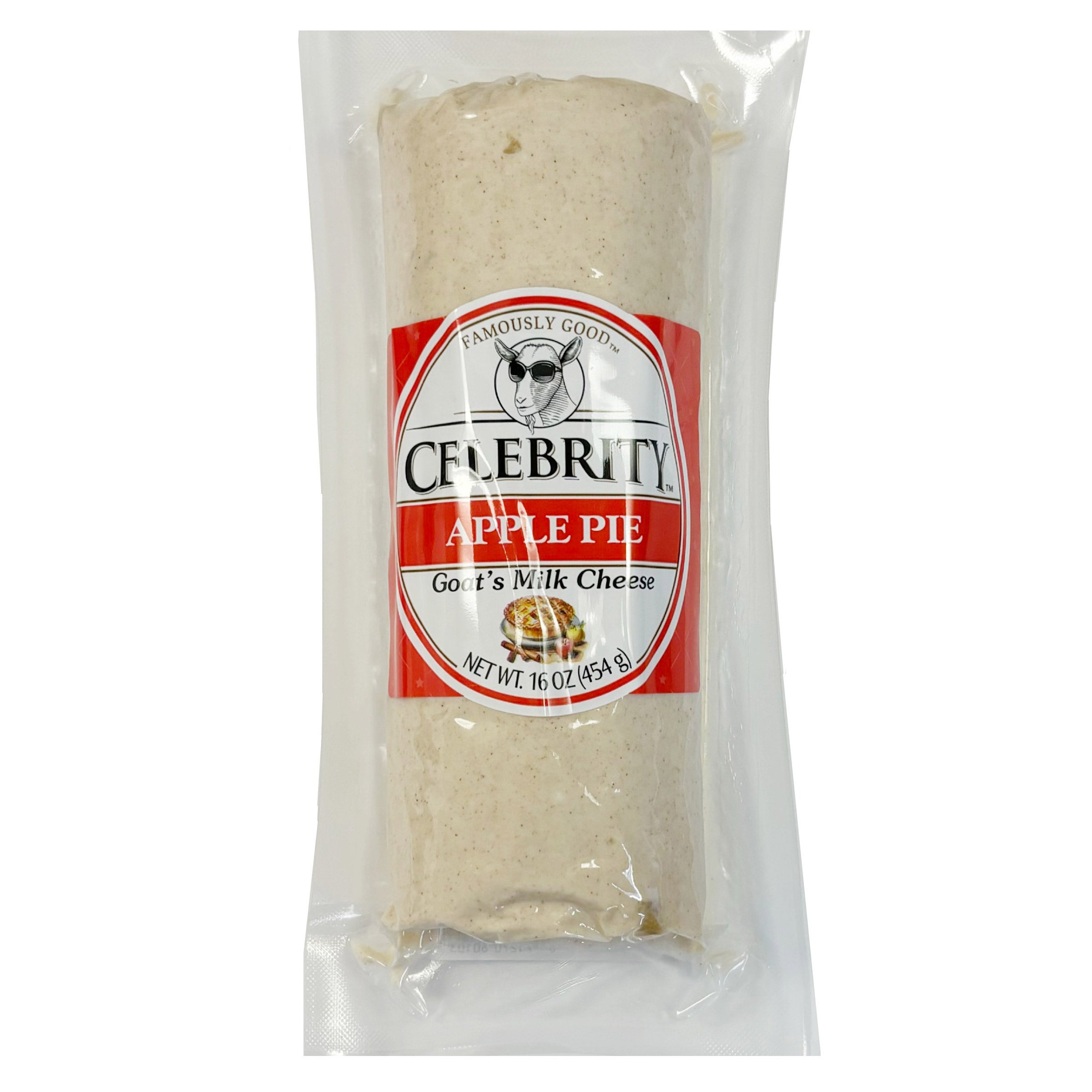 CELEBRITY APPLE PIE GOAT CHEESE 16 OUNCES - Image 1