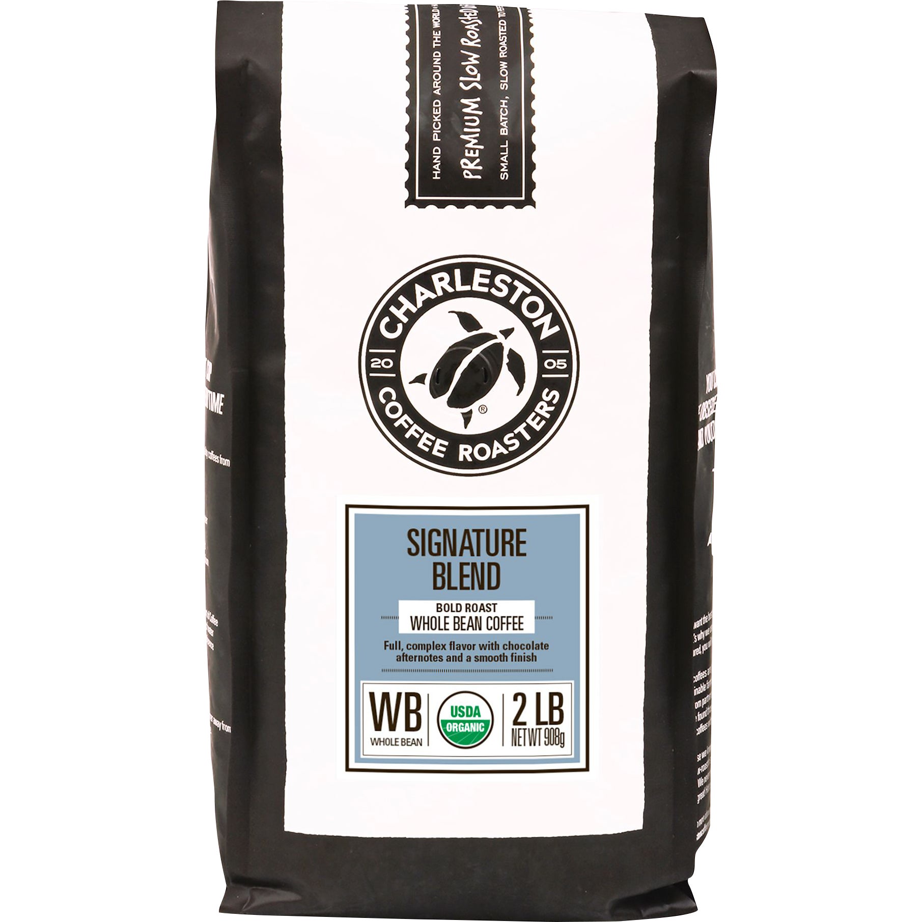 CHARLESTON COFFEE ORGANIC SIGNATURE BLEND 2 LB - Image 1