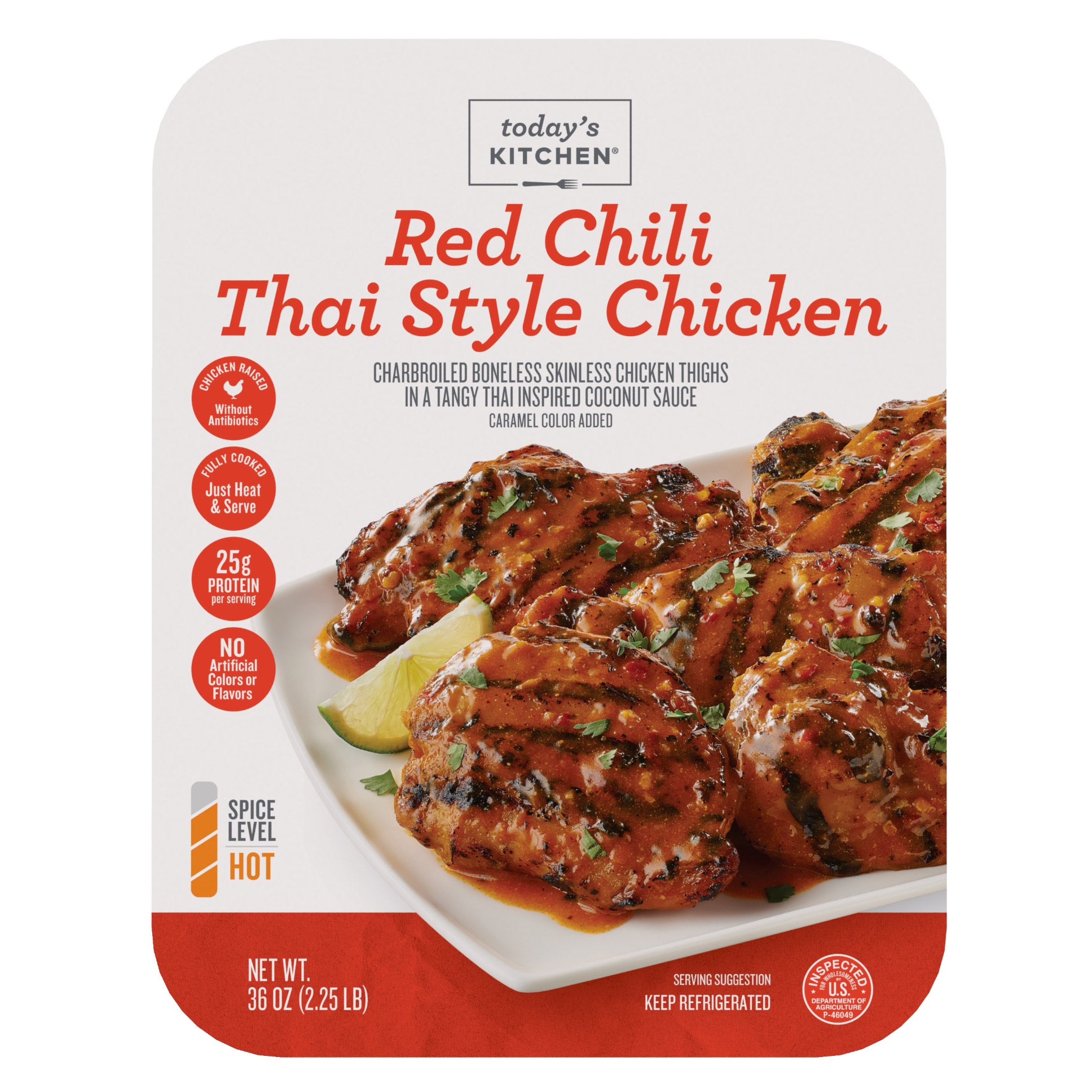 TODAY'S KITCHEN RED CHILI THAI CHICKEN 36 OZ - Image 1