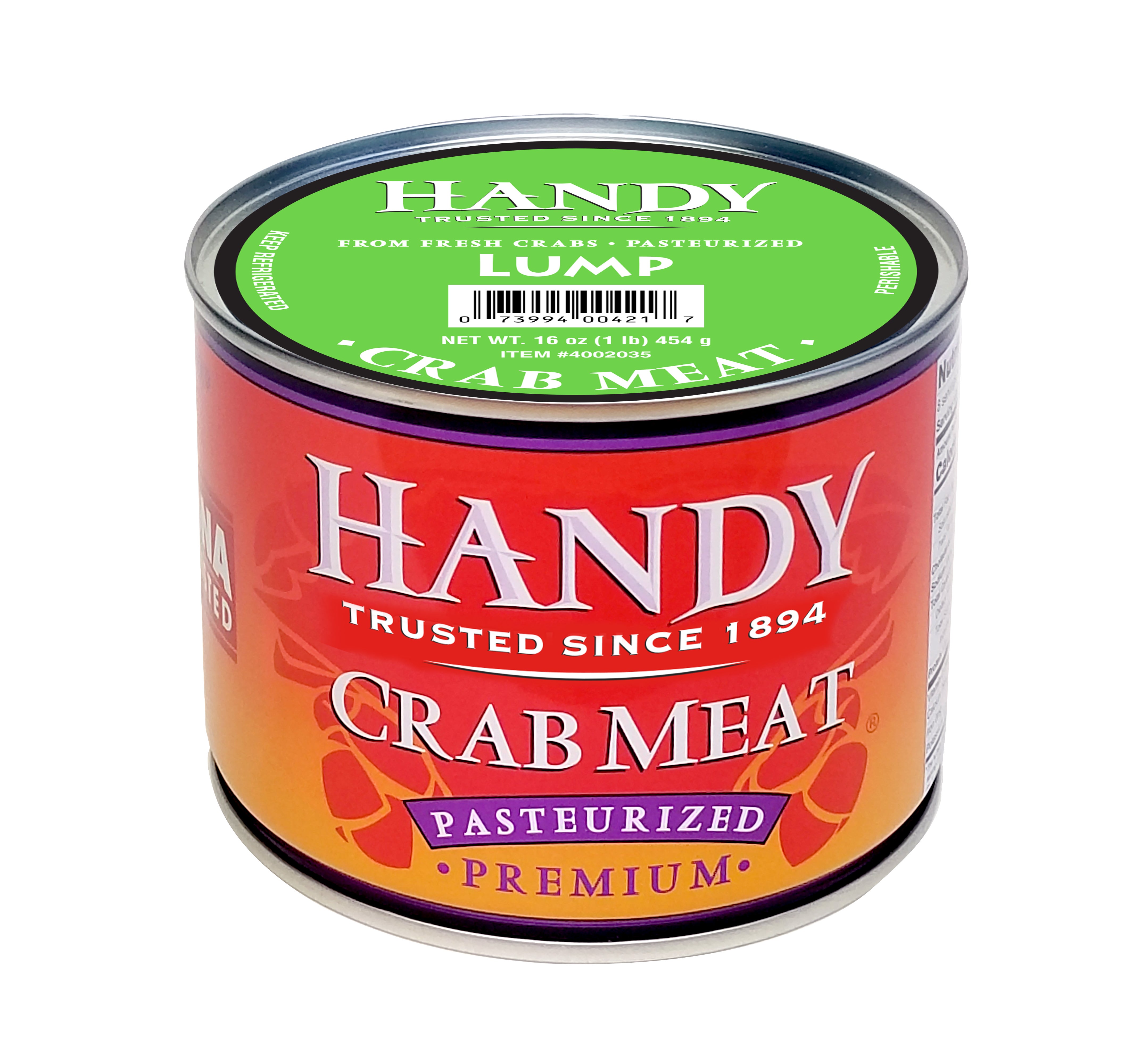 HANDY LUMP CRAB MEAT 1 LB