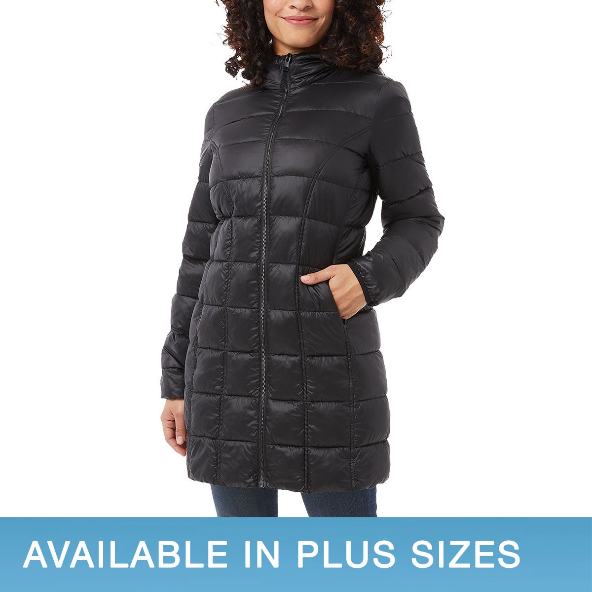 AVENTURE / LADIES' 3/4 PUFFER JACKET ^ - Image 1