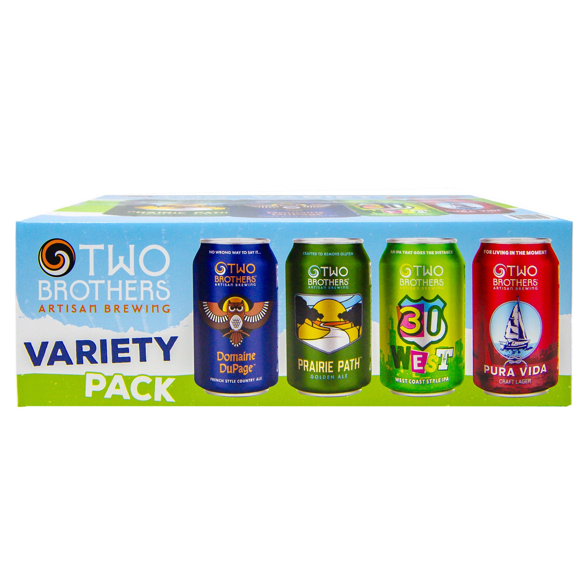 TWO BROTHERS VARIETY PACK 24/12 OUNCE CANS