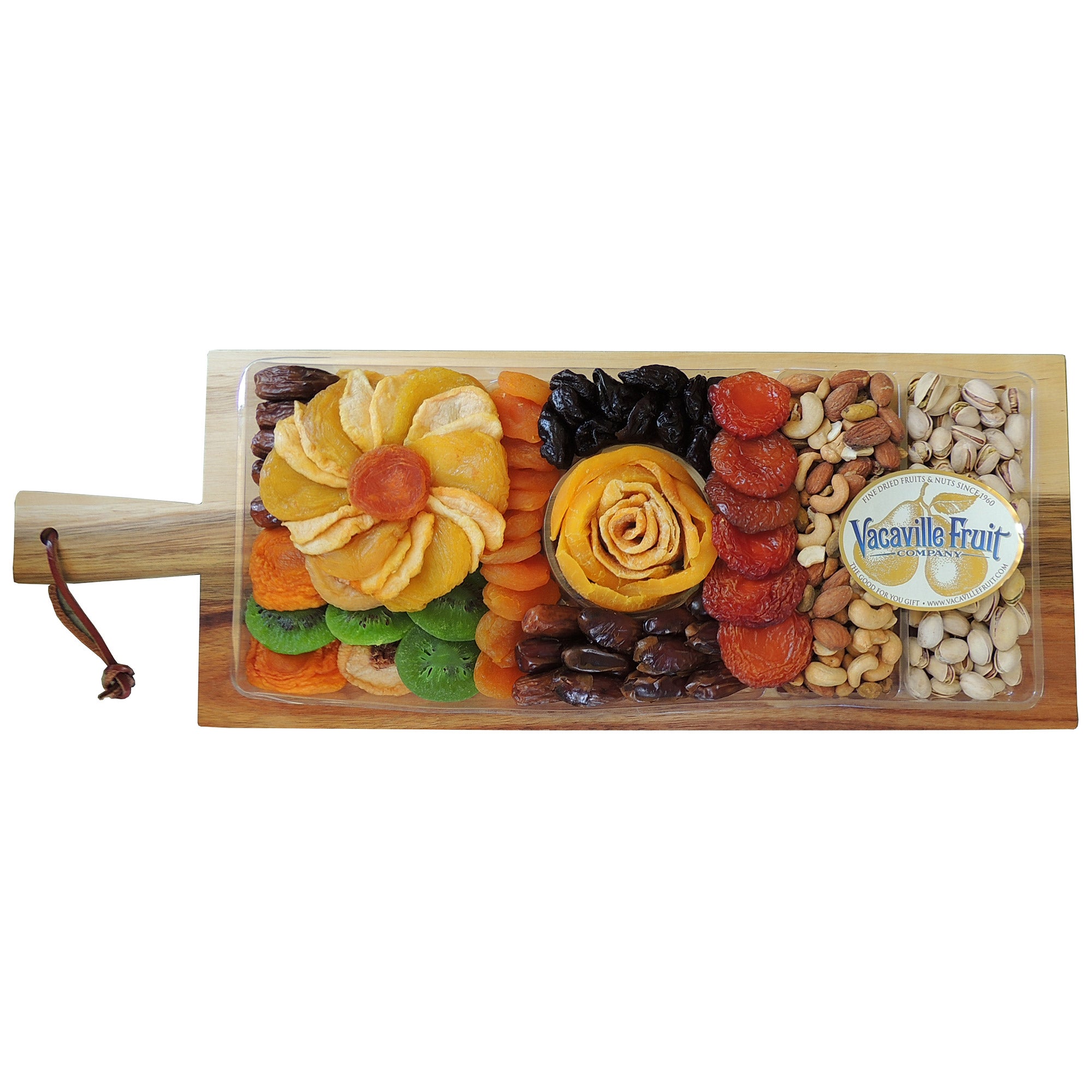 VACAVILLE FRUIT CO FRUIT & NUT TRAY 36 OUNCES