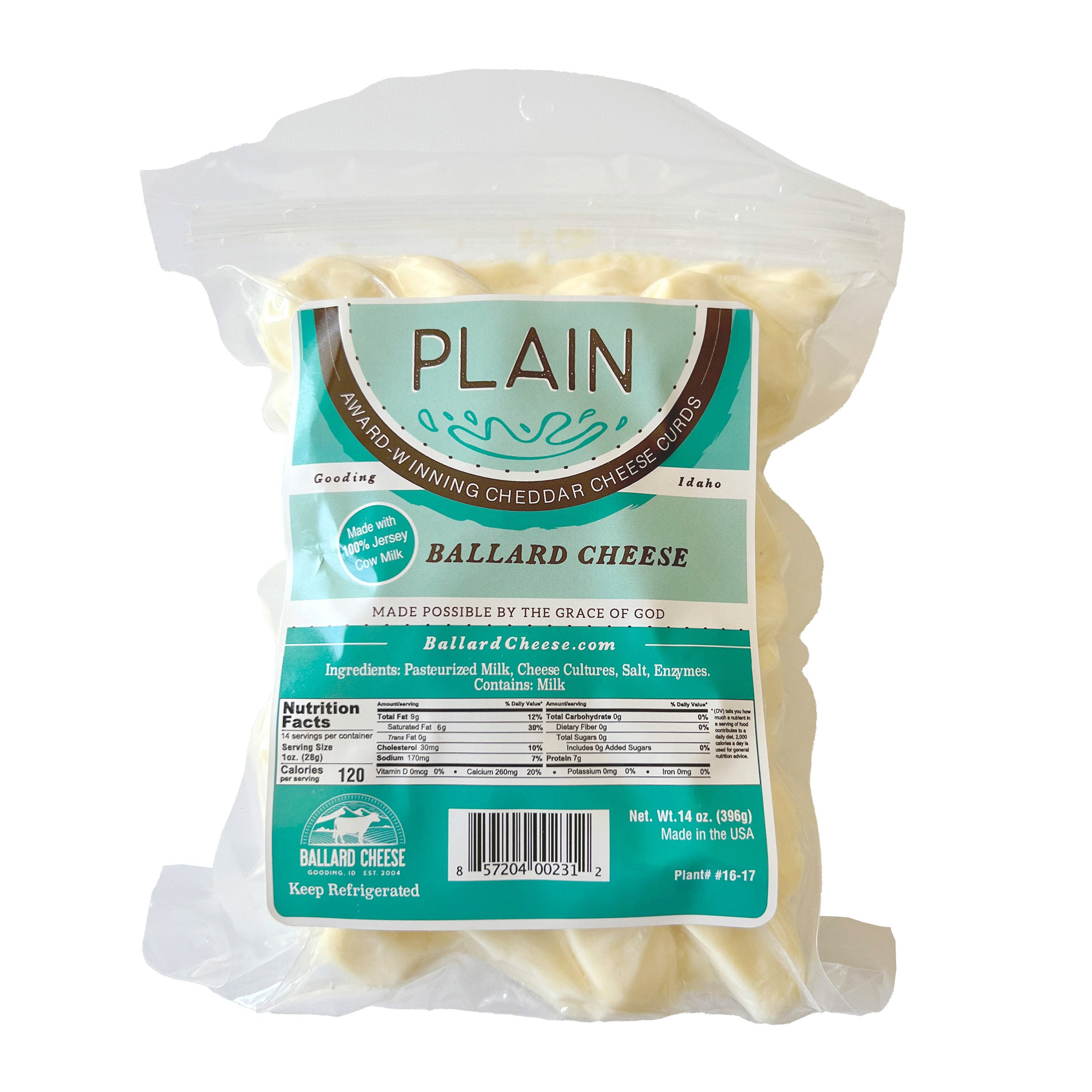 BALLARD CHEESE CURDS 14 OZ - Image 1