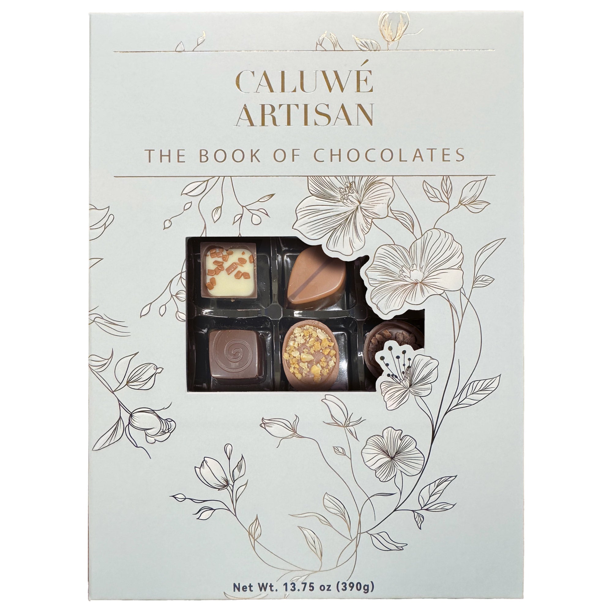 CALUWE ARTISAN BOOK OF CHOCOLATES 13.75 OUNCES