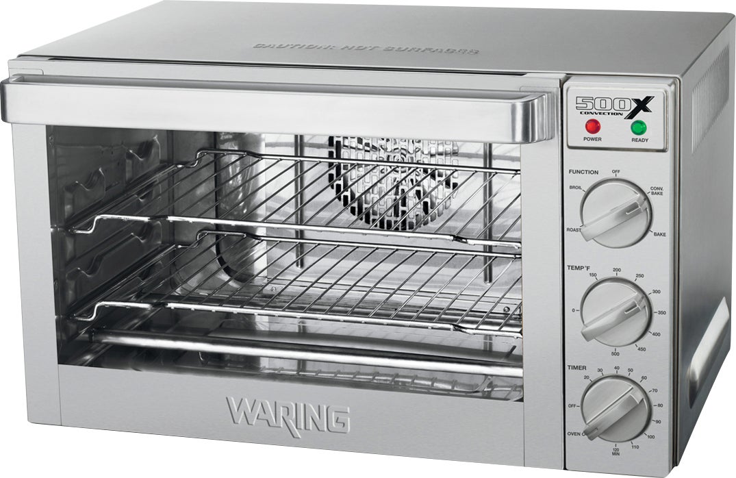 WARING COMMERCIAL CONVECTION OVEN 1.5 CU STAINLESS STEEL