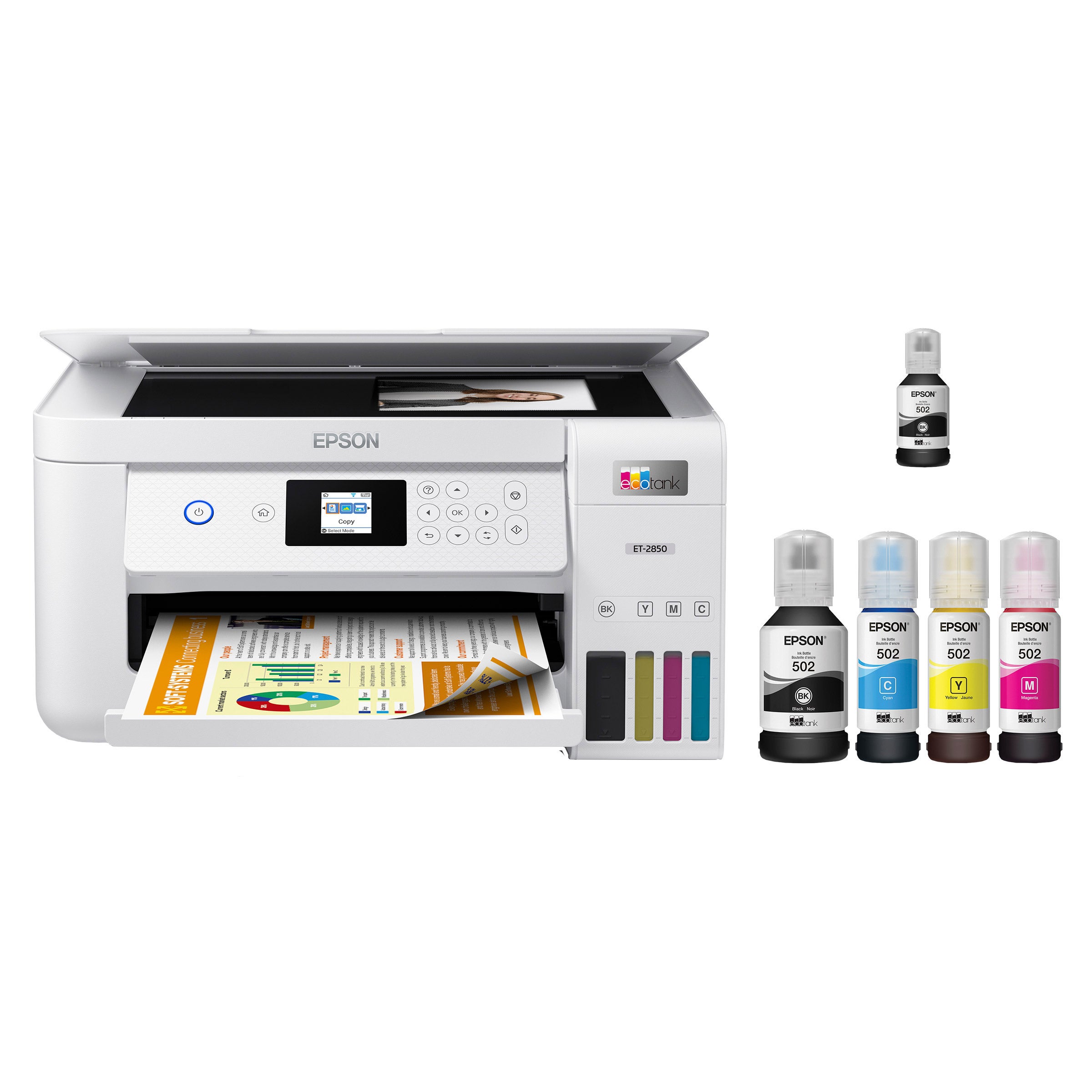 EPSON ECOTANK ET2850SE AIO WIRELESS PRINTER - Image 1