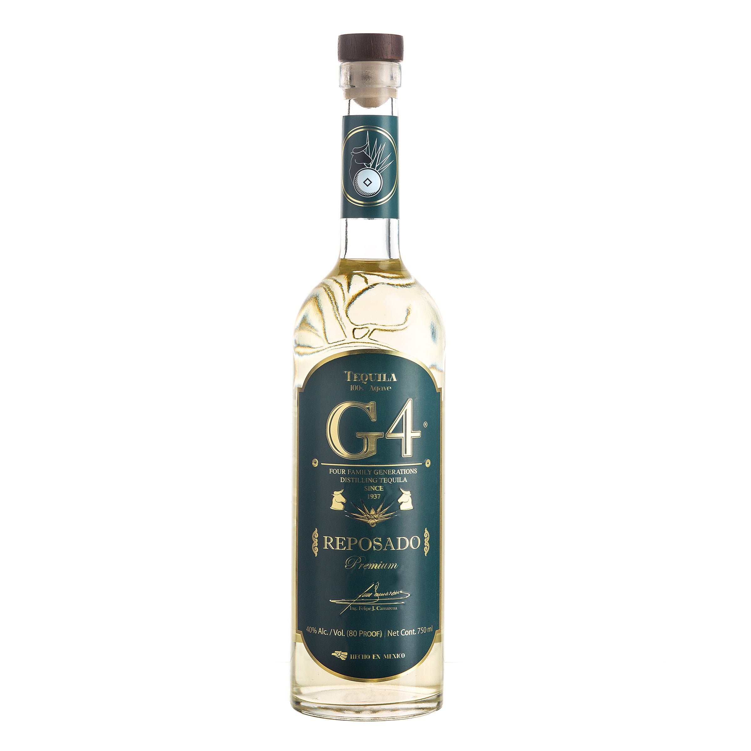 G4 REPOSADO TEQUILA JALISCO MEXICO 750ML