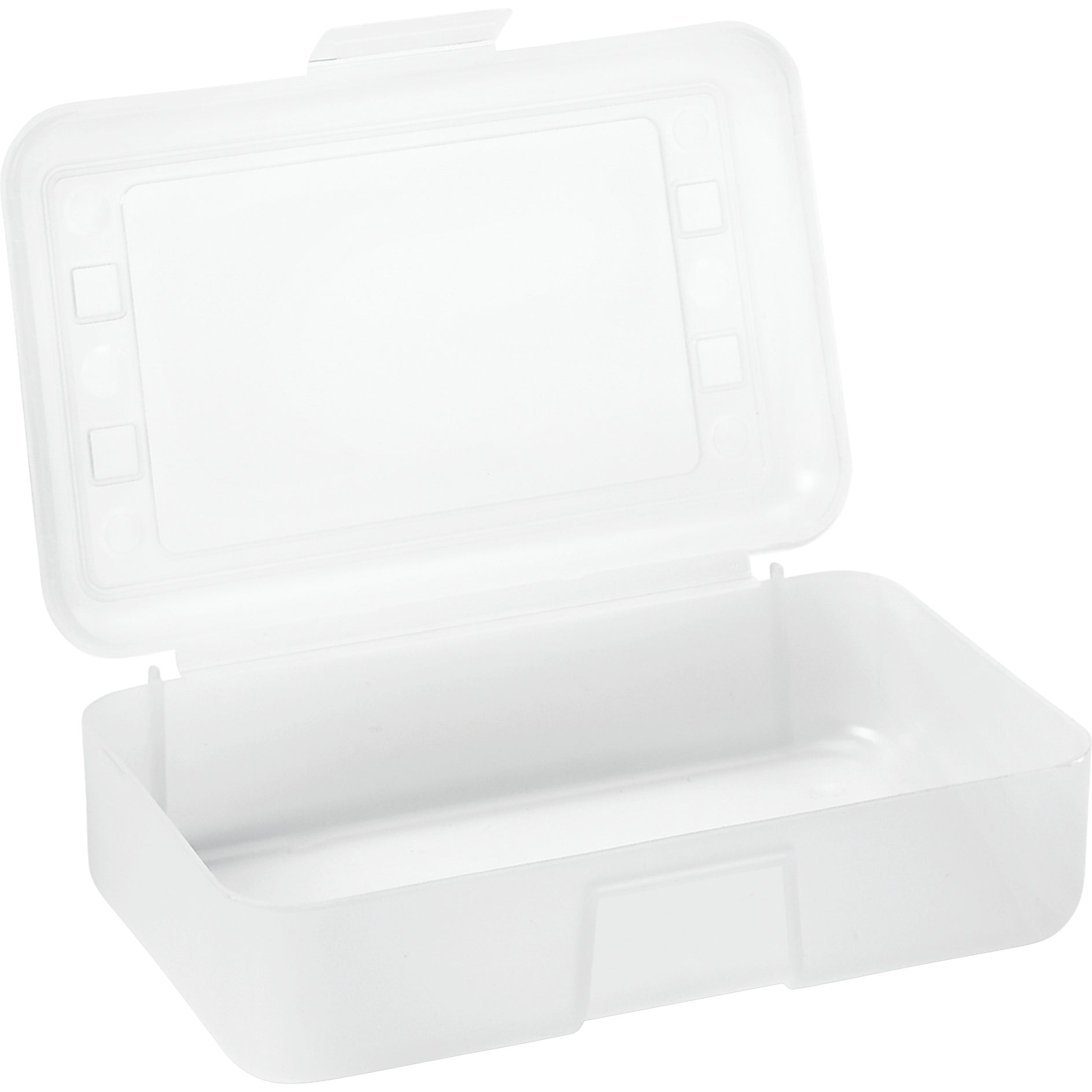 ADVANTUS PENCIL BOX 8 1/2X 5 1/4X 2 1/2 AVT34104KT CLEAR 2CT - Image 1